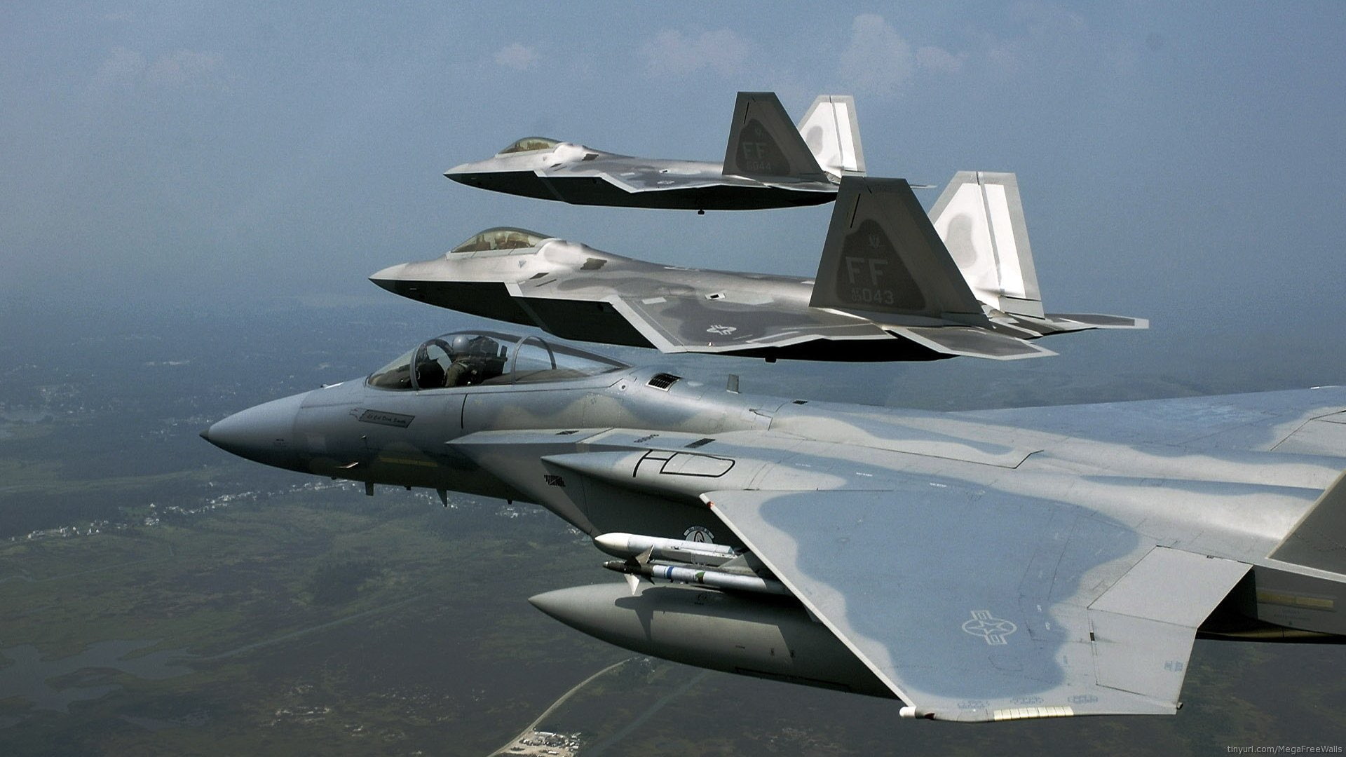 Lockheed Martin F-22 Raptor, 1080P, Jet Fighters, HD Wallpaper