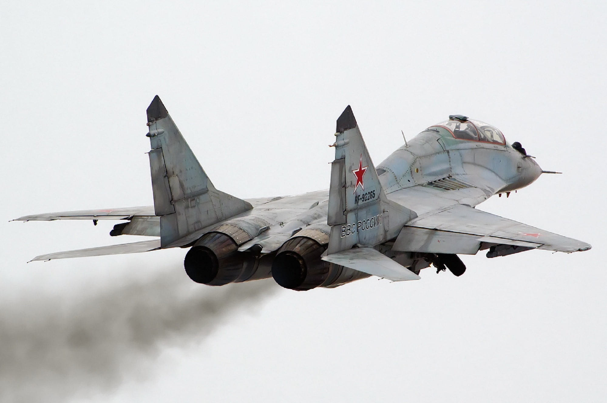 MiG-29UB, fighter, the rise, 1080P, HD Wallpaper