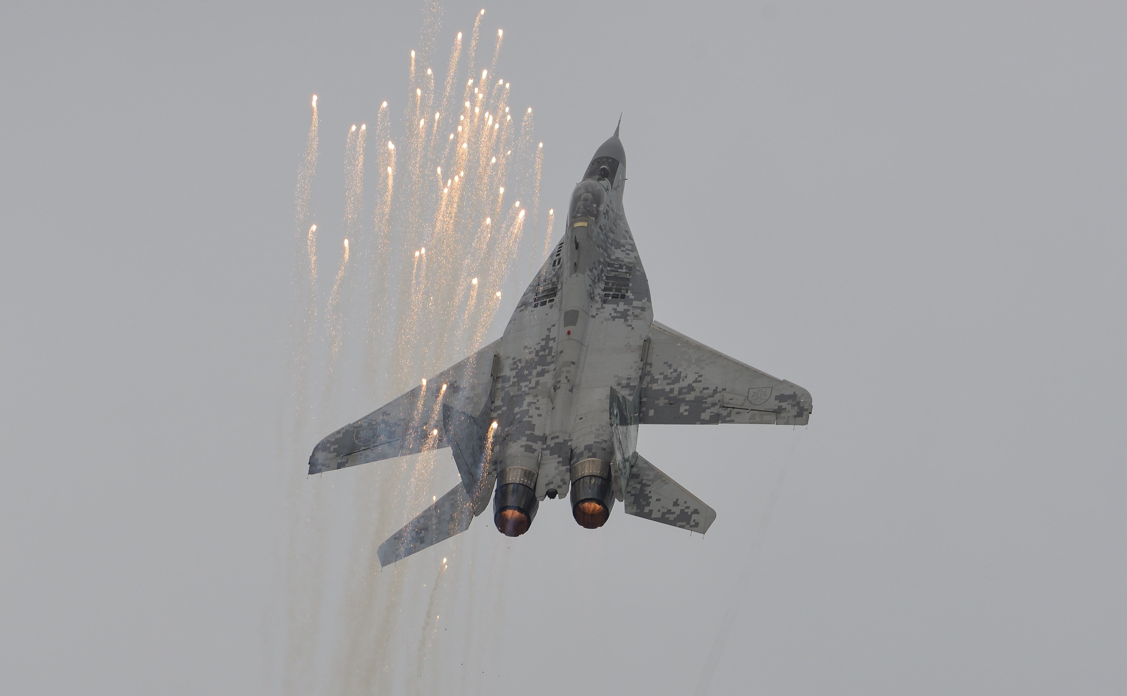 2K, air force, mode of transportation, plane, speed, air vehicle, motion, mikoyan mig 29, mid-air, sky, military, military airplane, on the move, no people, HD Wallpaper