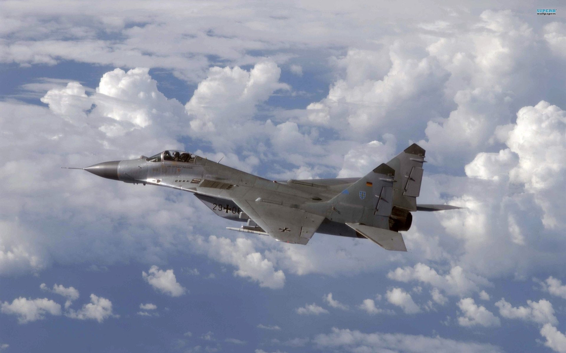 Aircraft, Mikoyan MiG-29, Jet Fighter, Military, 1080P, Jet Fighters, Air Force, Warplane, HD Wallpaper