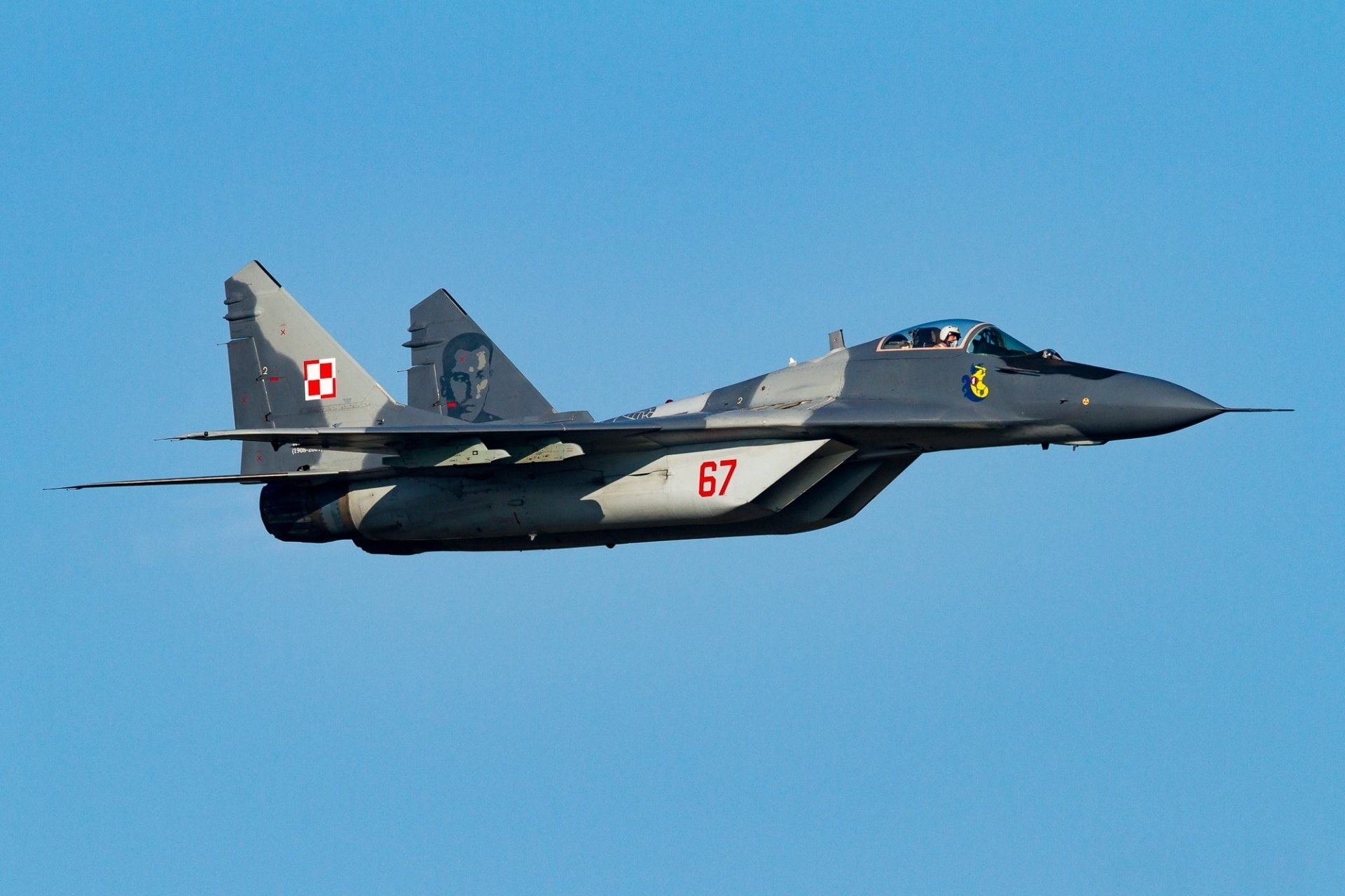 Jet Fighter, Aircraft, Jet Fighters, Warplane, 1080P, Mikoyan MiG-29, HD Wallpaper