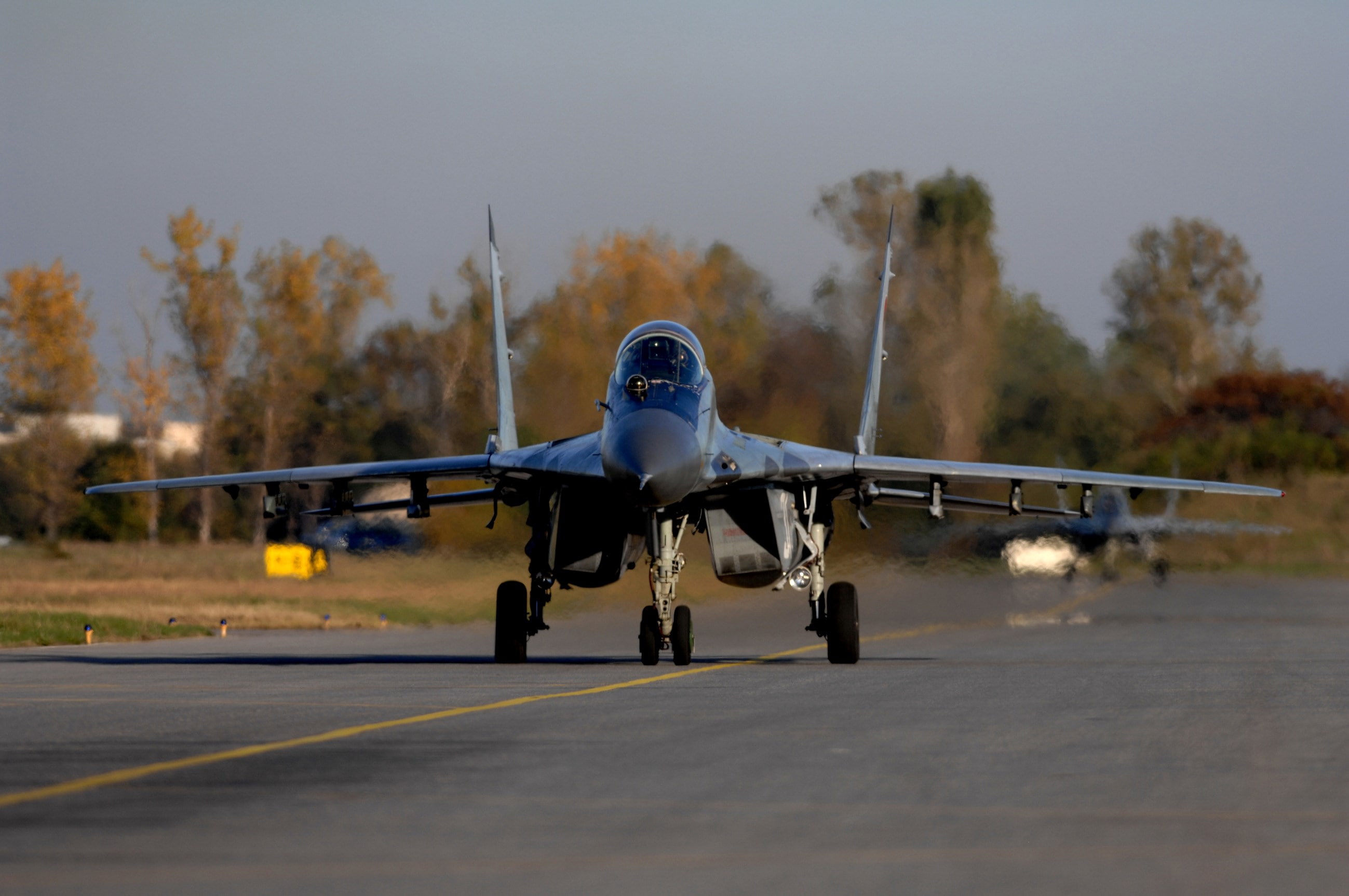 transportation, day, no people, outdoors, nature, sky, mikoyan mig 29, military, road, 2K, aerospace industry, airport runway, plane, airplane, fighter plane, HD Wallpaper