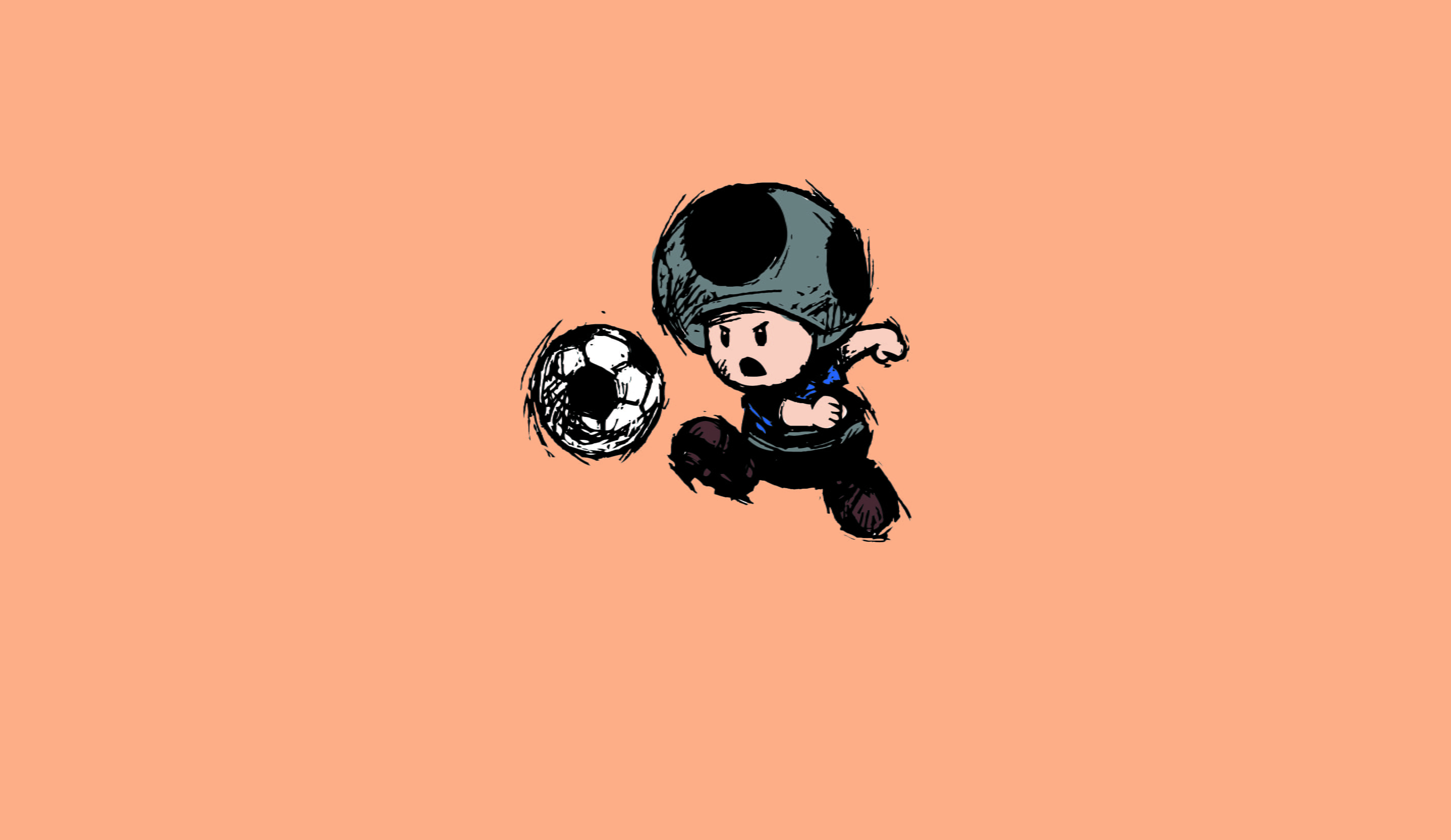 Toad (Mario), Soccer, Mario, 2K, HD Wallpaper