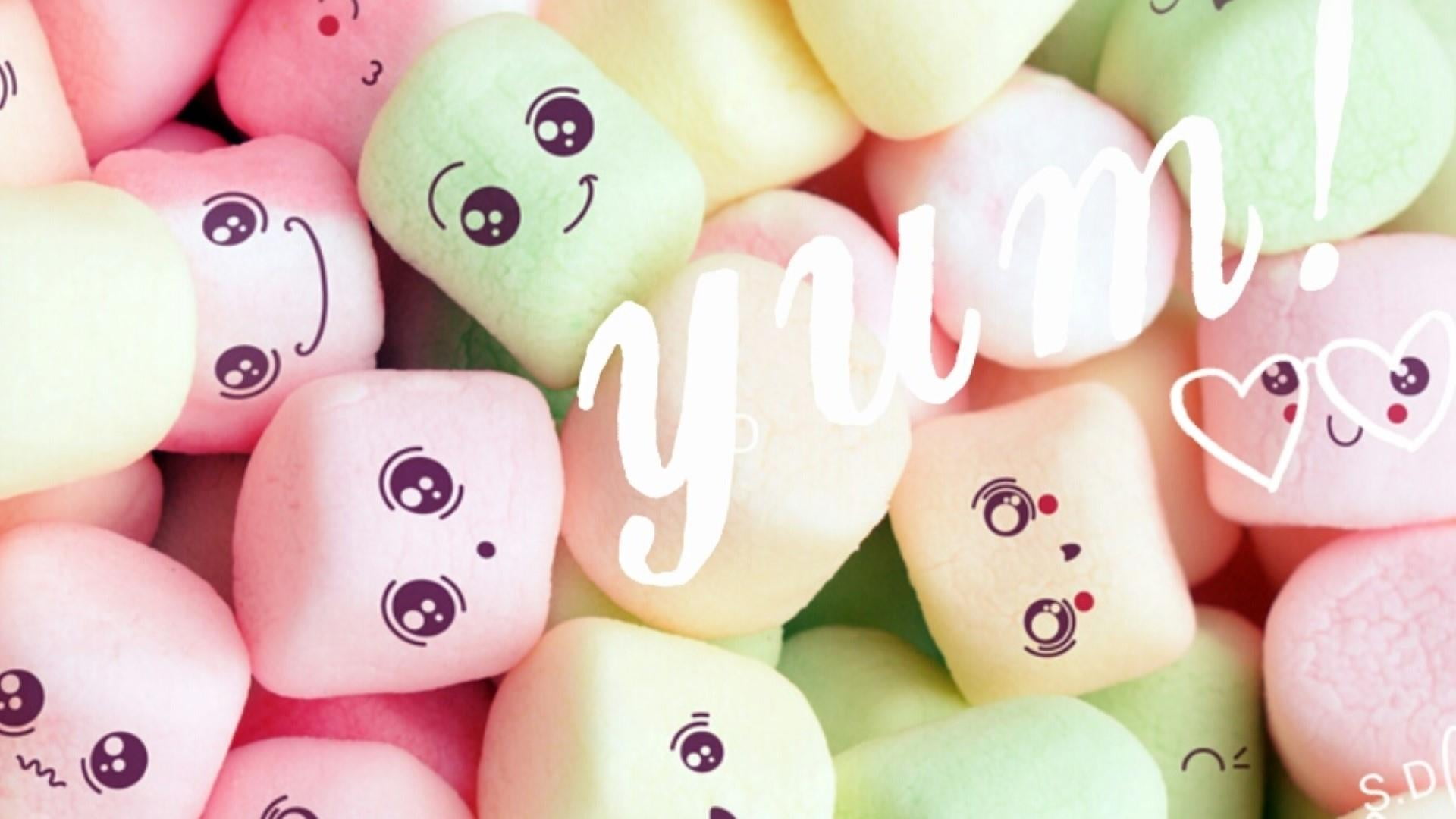representation, multi colored, smile, still life, anthropomorphic smiley face, variation, choice, pink, pink color, large group of objects, indoors, marshmellows, HD Wallpaper