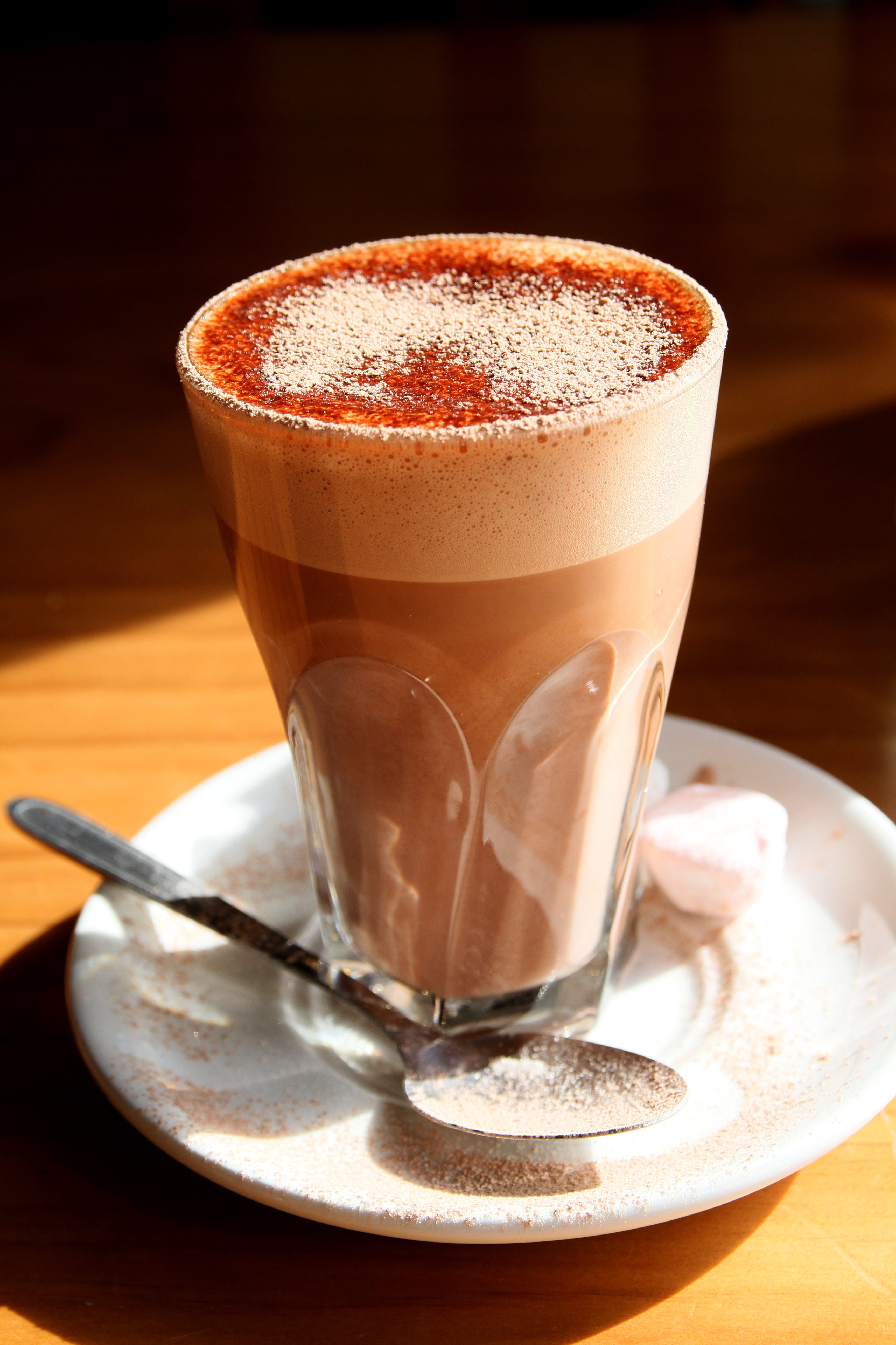 household equipment, crockery, glass, cafe, coffee, marshmellows, no people, hot drink, hot chocolate, coffee - drink, temptation, frothy drink, non-alcoholic beverage, Phone HD Wallpaper
