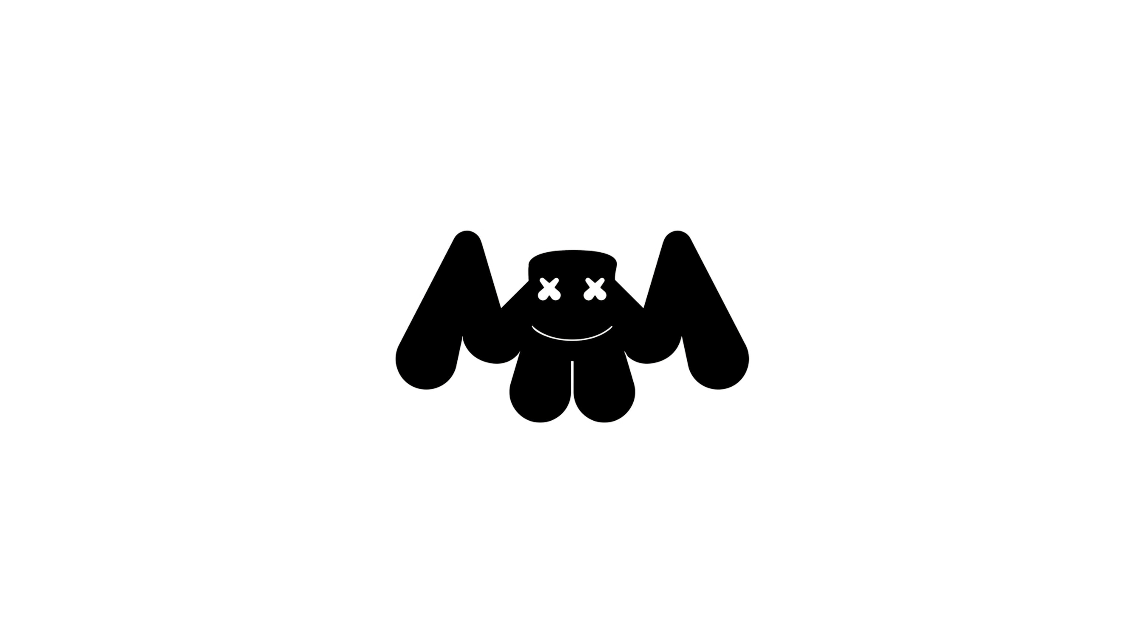 black color, studio shot, pair, marshmello 4k download hd  for desktop, close-up, two objects, copy space, human representation, 4K, indoors, creativity, HD Wallpaper