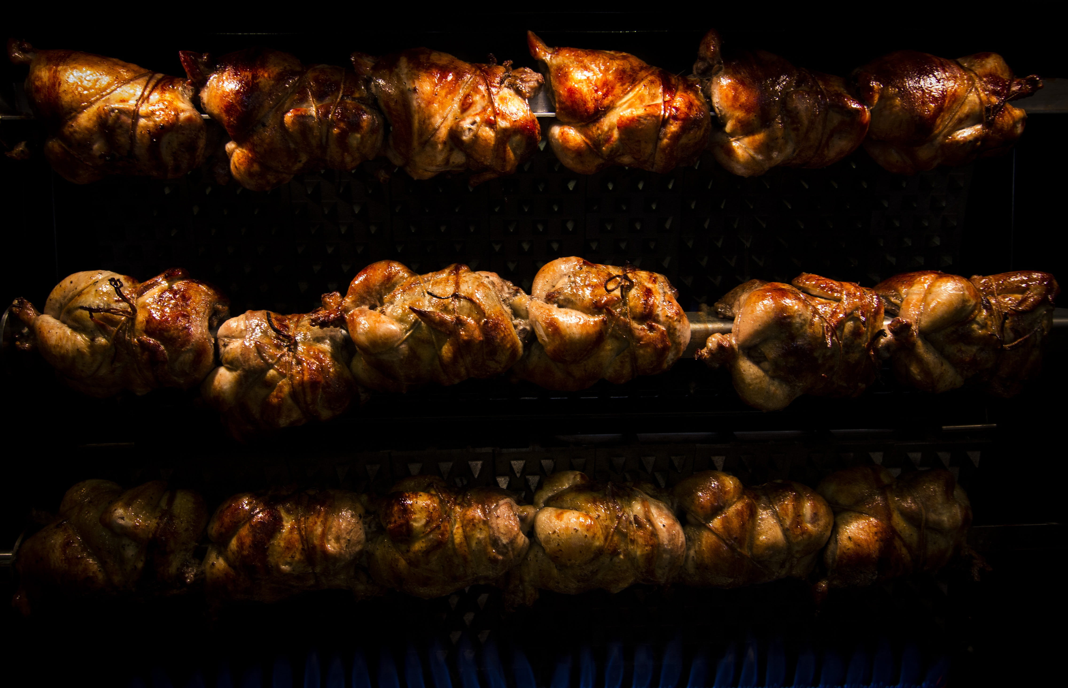 indoors, side by side, heat - Temperature, temptation, outdoors, no People, gourmet, close-up, pork, preparation, baked, freshness, barbecue Grill, food And Drink, HD Wallpaper