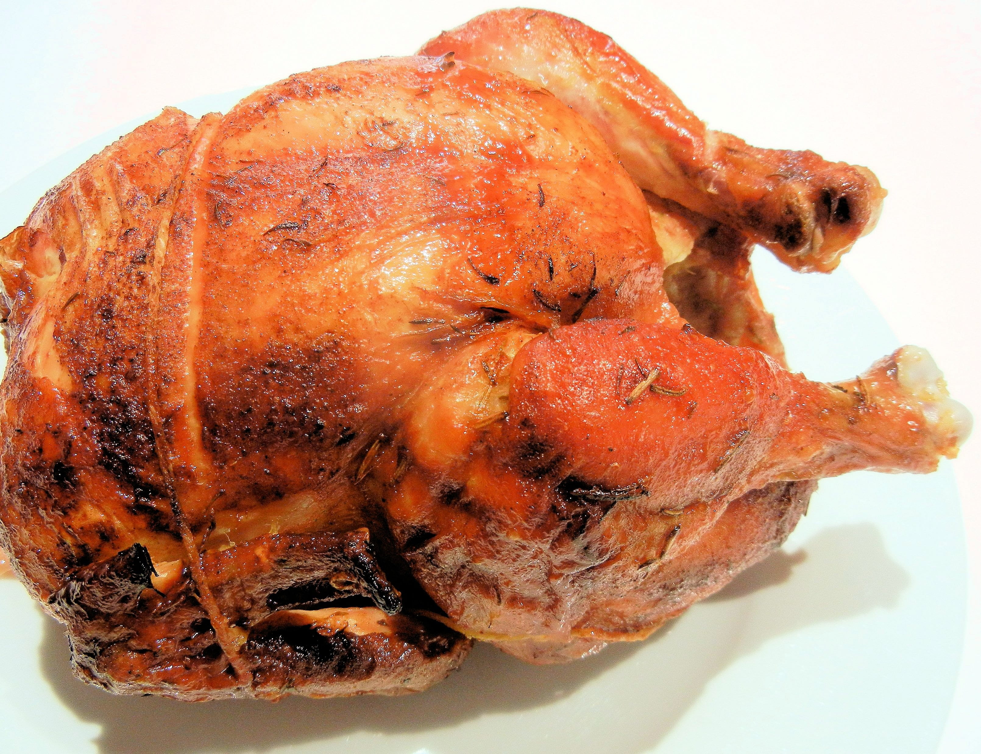 pepper, high angle view, indoors, roast chicken, chicken, meal, paprika, dinner, roasted, close-up, bbq, roast dinner, studio shot, white meat, ready-to-eat, HD Wallpaper