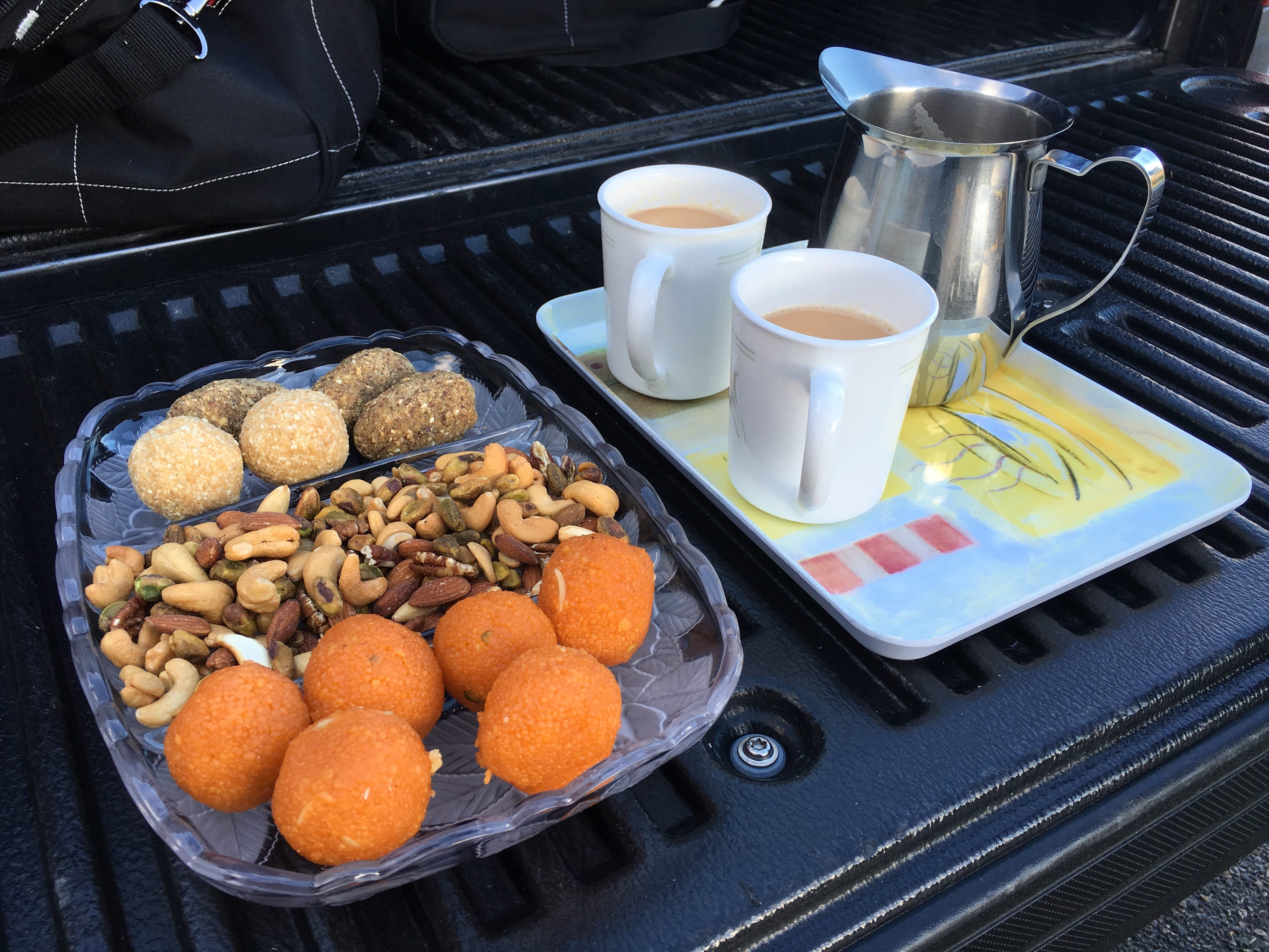 temptation, cup, Chai, table, sweet food, Laddu, still life, healthy eating, container, freshness, no people, orange, refreshment, orange color, drink, HD Wallpaper