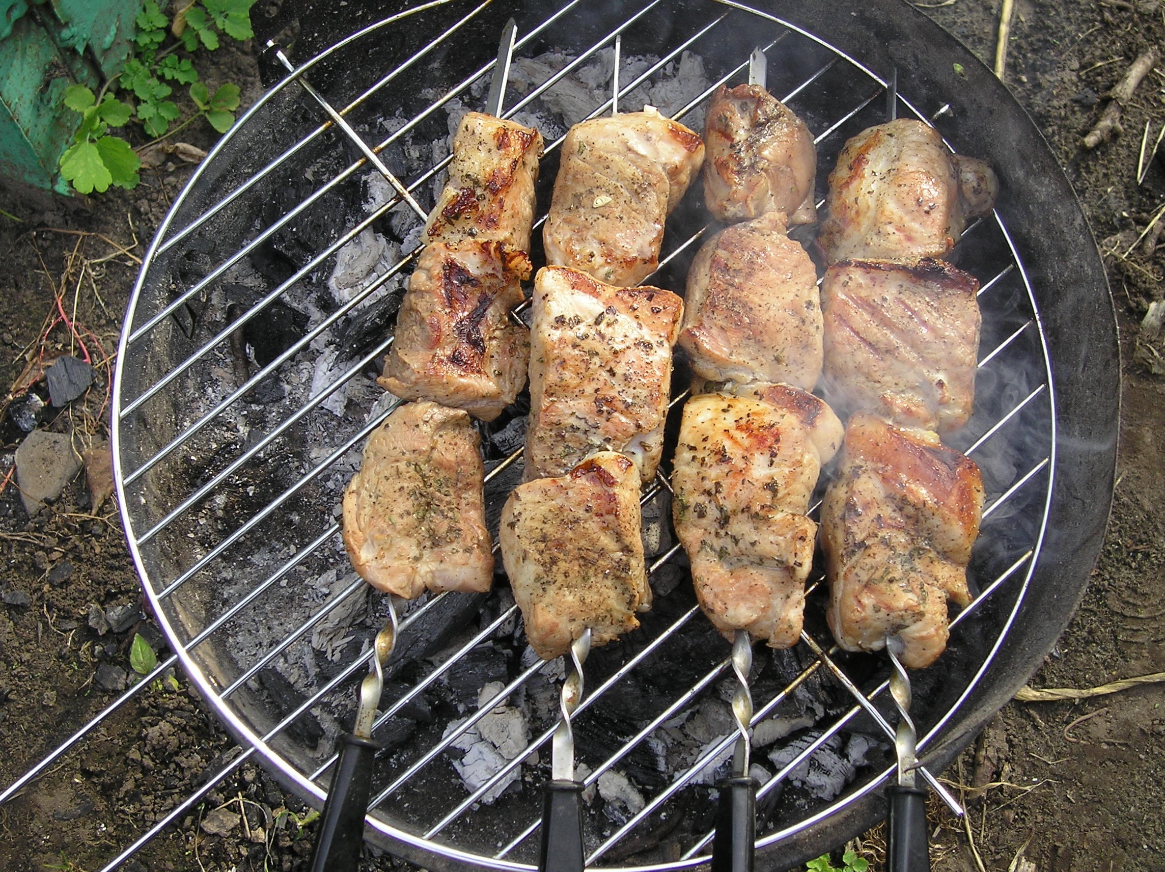 1080P, preparation, nature, barbecue, preparing food, barbecue grill, food and drink, no people, wellbeing, healthy eating, high angle view, vacation, HD Wallpaper