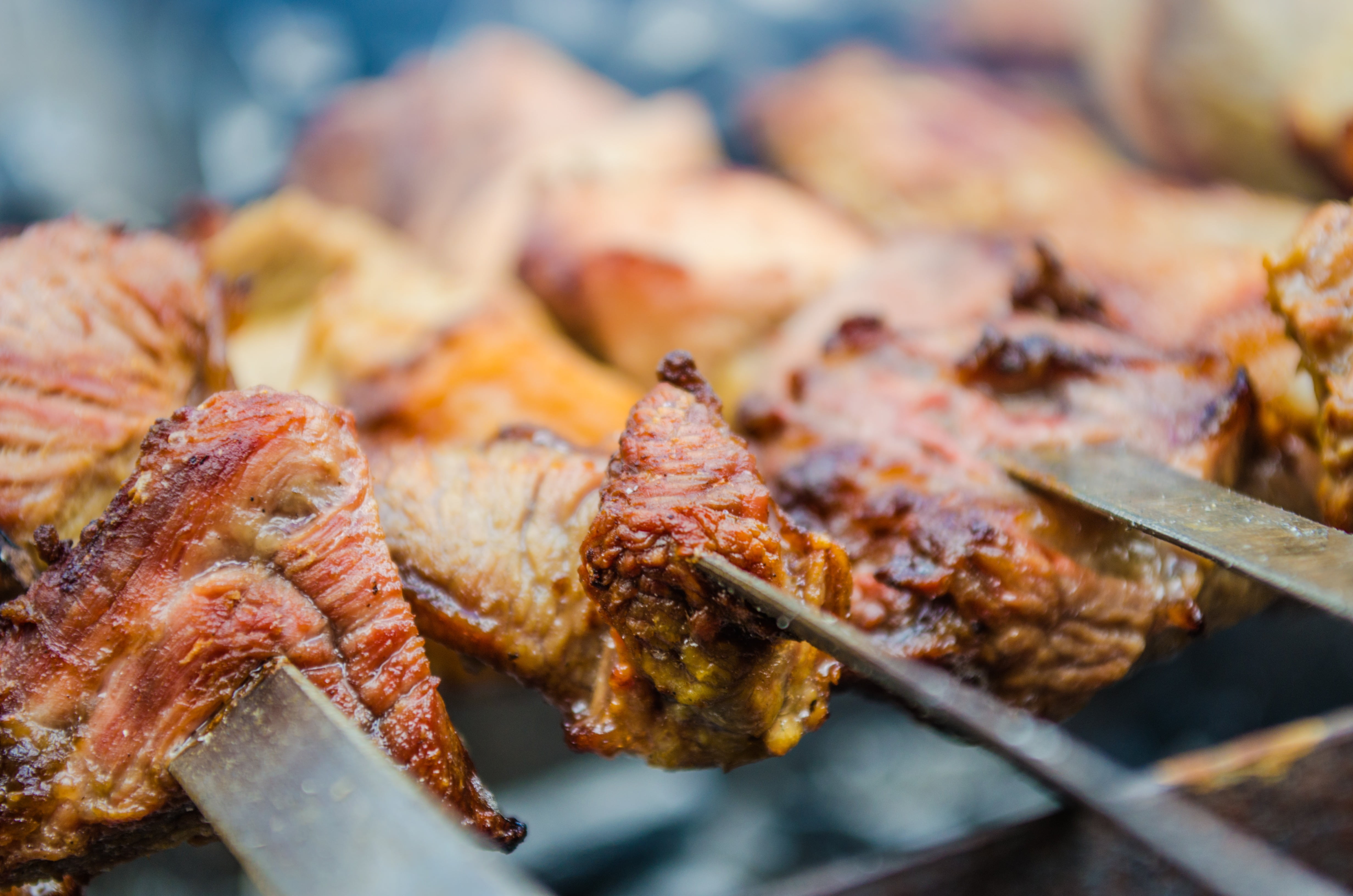 freshness, shish kebab, still life, ready-to-eat, close-up, kebab, feast, preparation, food and drink, focus on foreground, bbq, skeward, gourmet, no people, HD Wallpaper