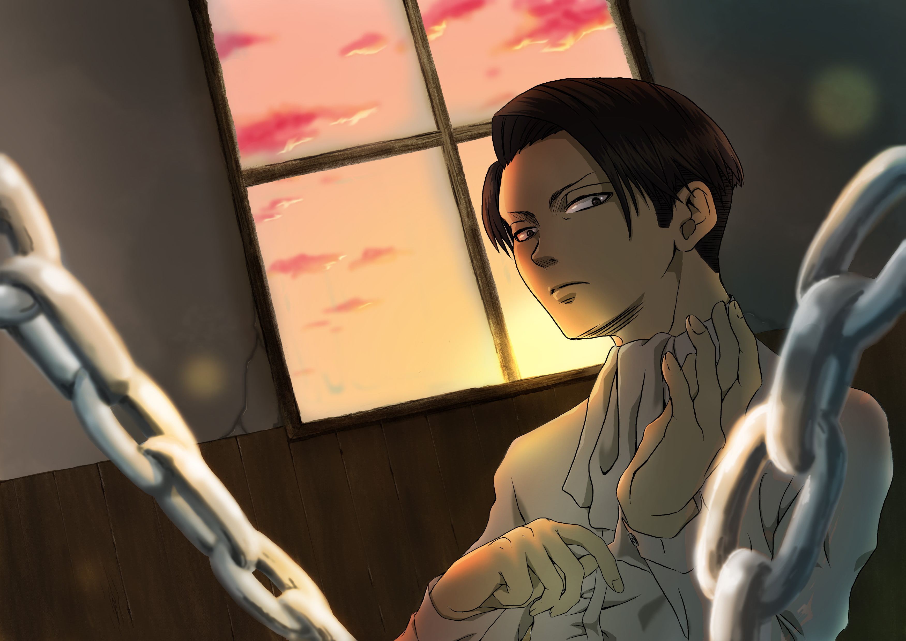 rivaille, kyojin, shingeki, 2K, HD Wallpaper