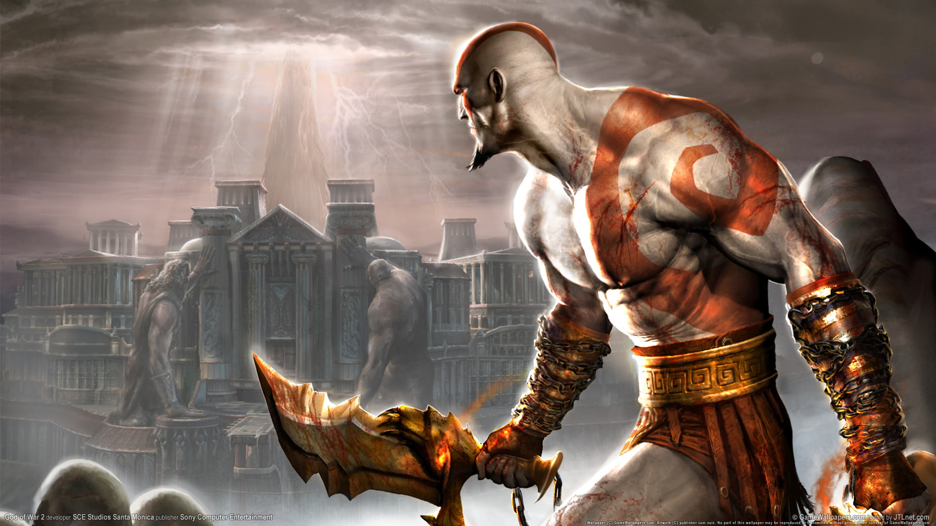 war, god, ps, 1080P, Game, HD Wallpaper