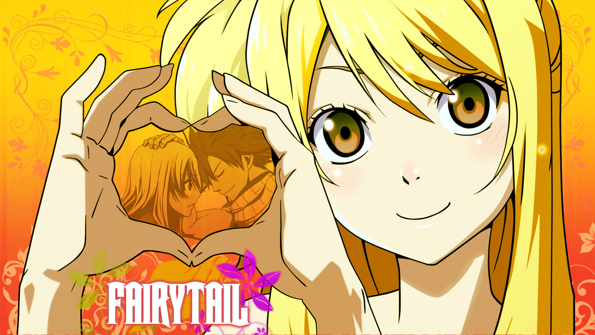 indoors, representation, cartoon, NaLu (Fairy Tail), art and craft, close-up, portrait, 1080P, lifestyles, Anime, human representation, Lucy Heartfilia, HD Wallpaper