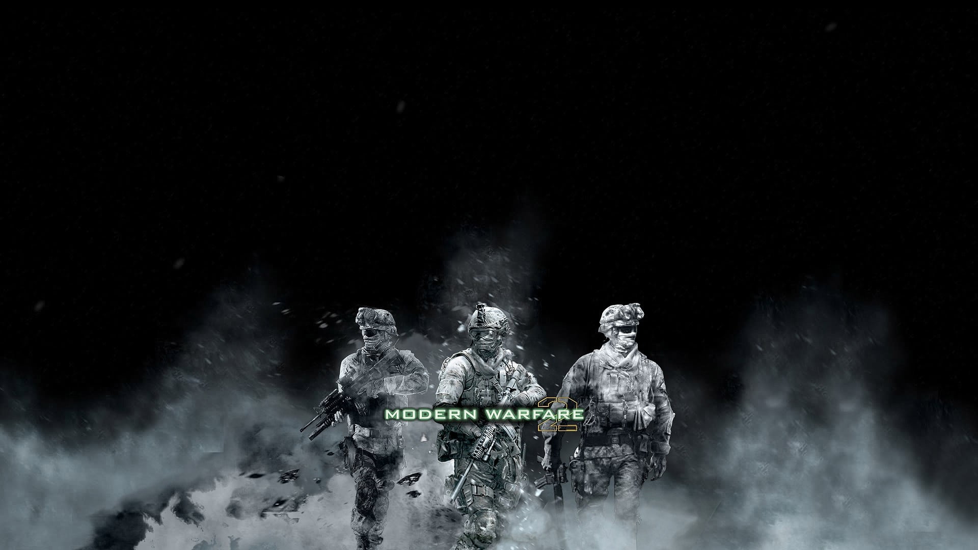 copy space, Soldiers, adult, activity, Call of duty modern warfare 2, group of people, people, 1080P, Smoke, group, men, clothing, Gun, real people, headwear, HD Wallpaper