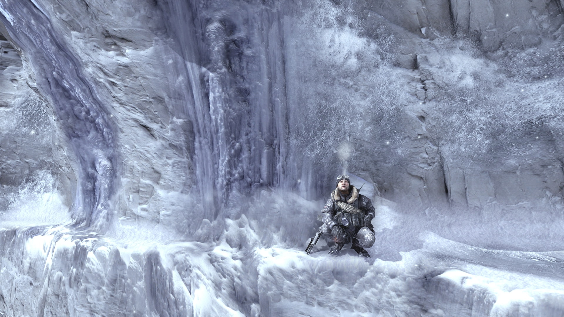 modern, warfare, climbers, hd, Call Of Duty Modern Warfare 2, architecture, x, ice, art, duty, call, 1080P, HD Wallpaper