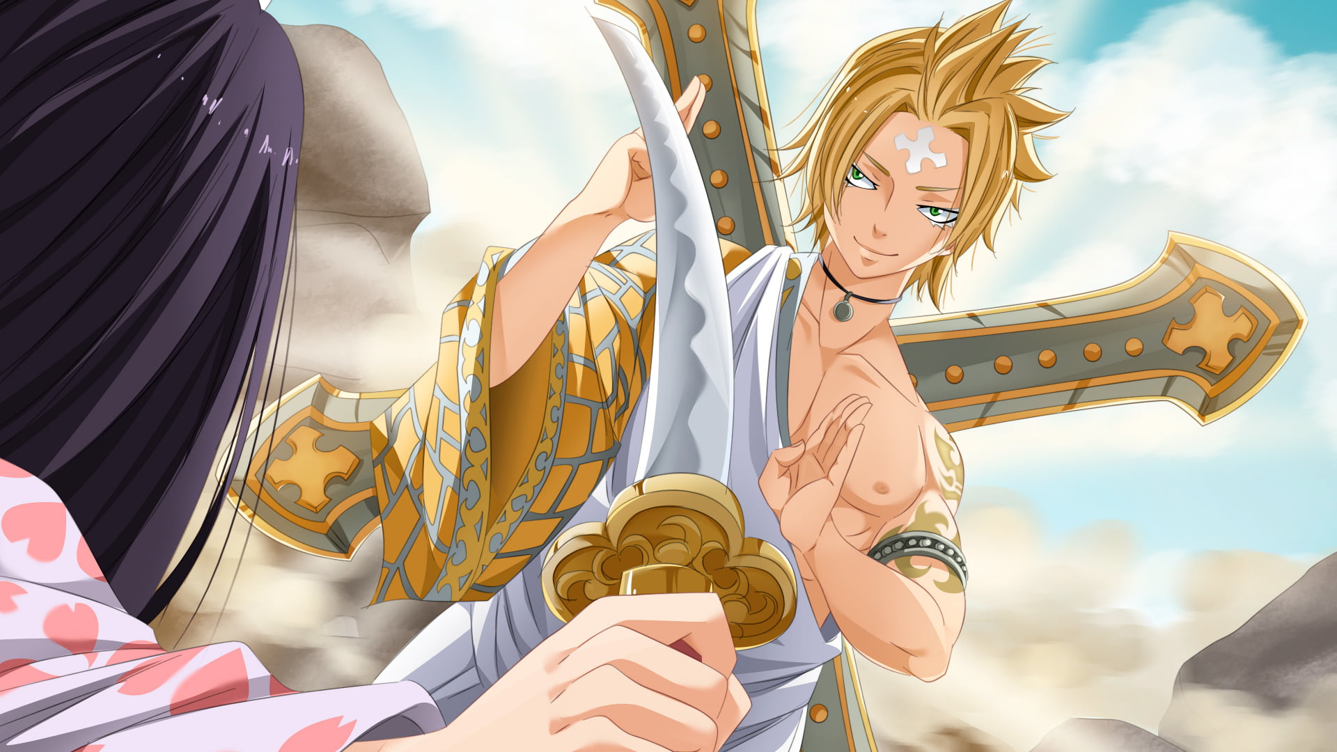 Anime, Fairy Tail, Kagura Mikazuchi, 1080P, Larcade Dragneel, HD Wallpaper