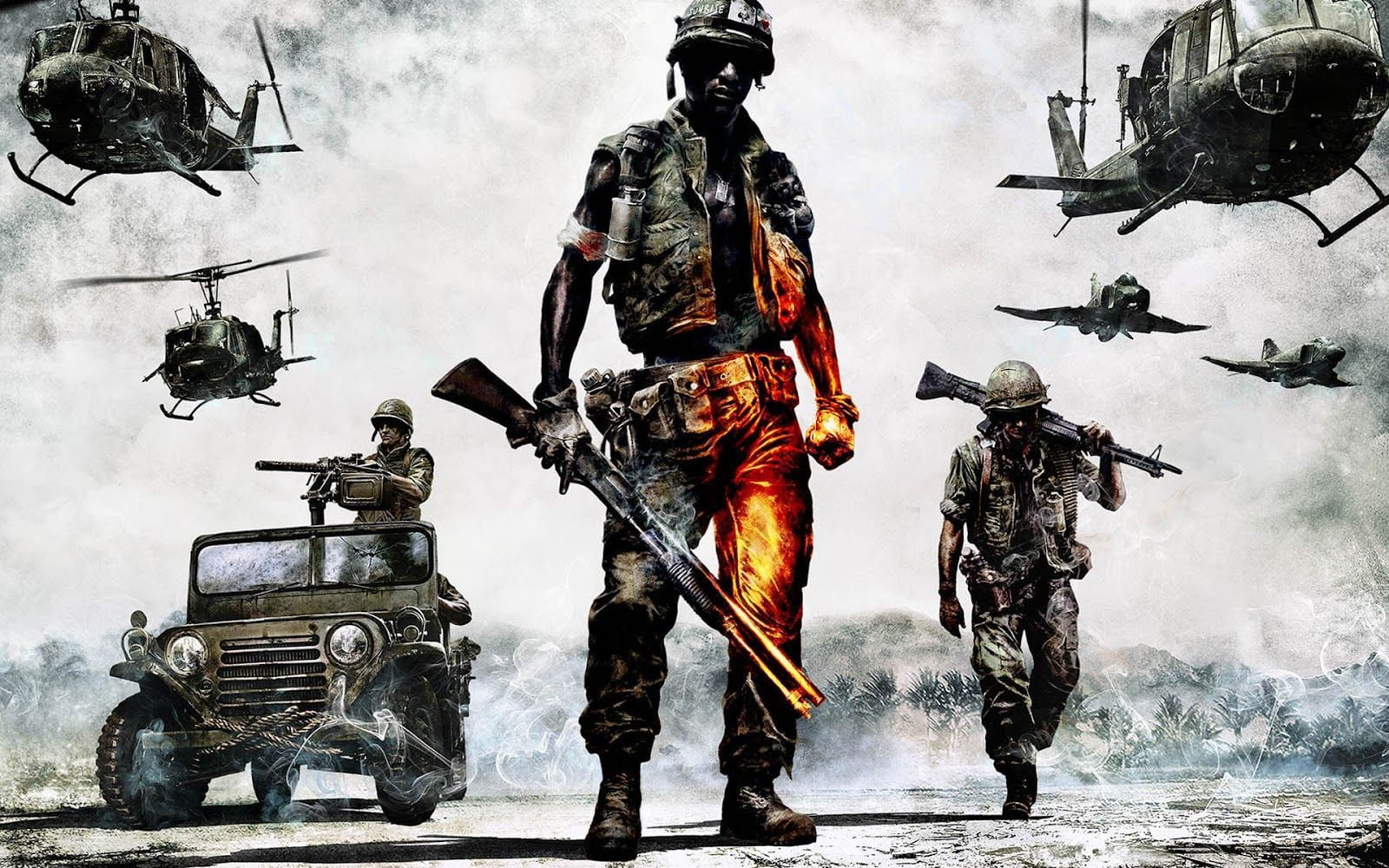 video games, 720P, soldier, Video Game Art, Battlefield: Bad Company 2, HD Wallpaper