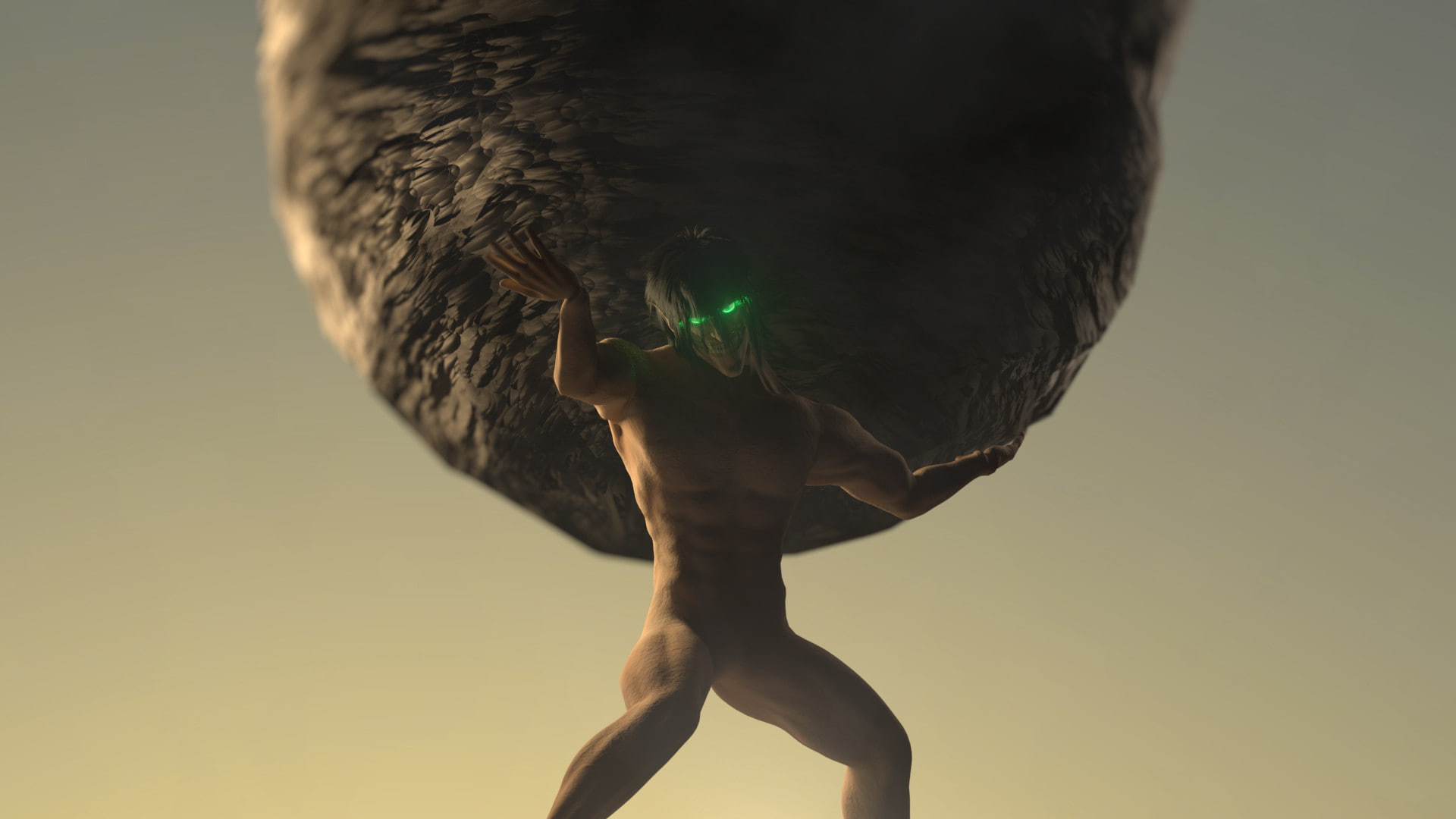 1080P, Eren Yeager, Anime, Attack On Titan, HD Wallpaper