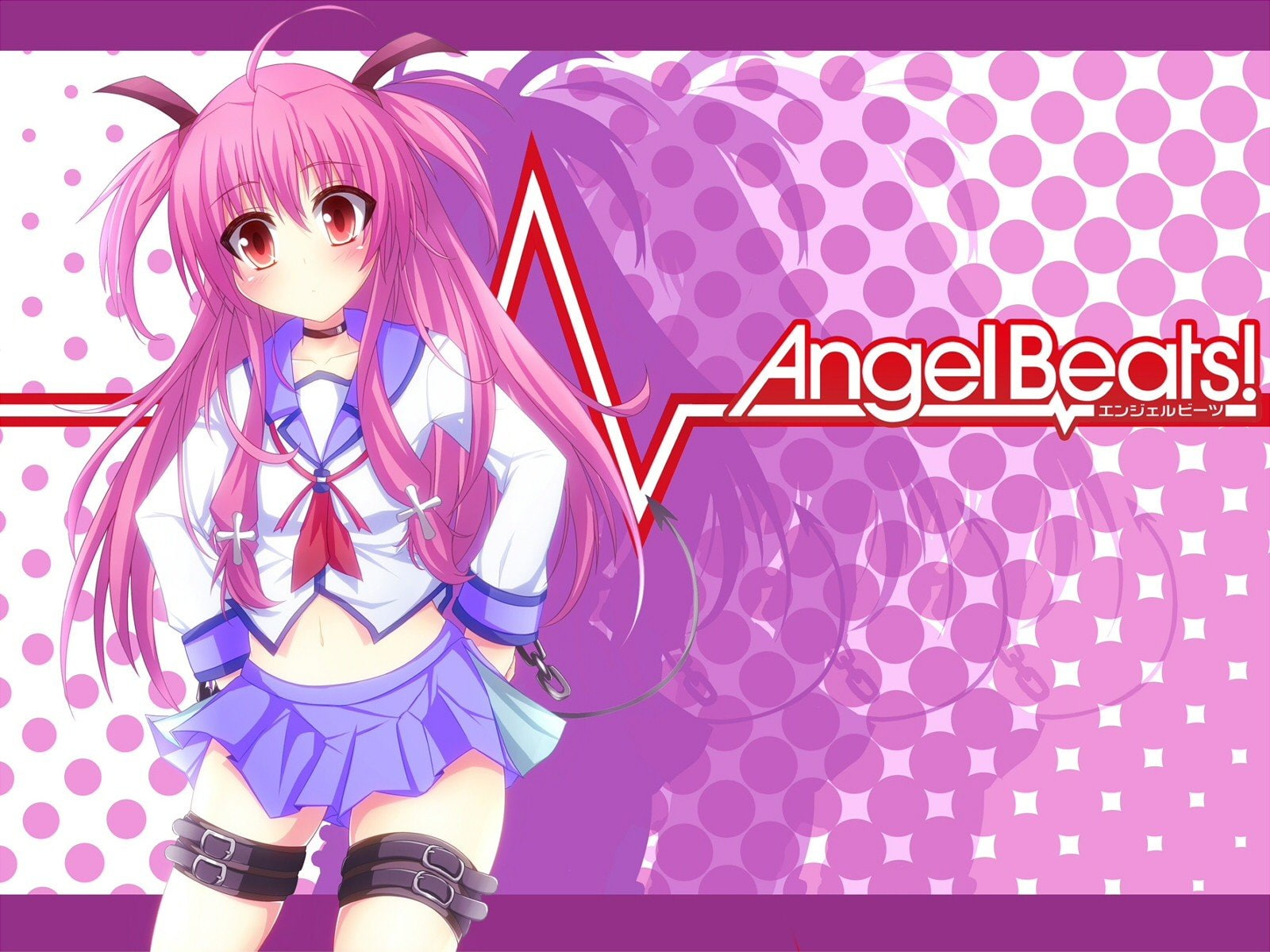 yui, x, Yui (Angel Beats!), girls, 720P, angel, px, 1600x1199 px, art, abstract, d, hd, Anime Girls, anime, beats, Angel Beats!, cg, HD Wallpaper