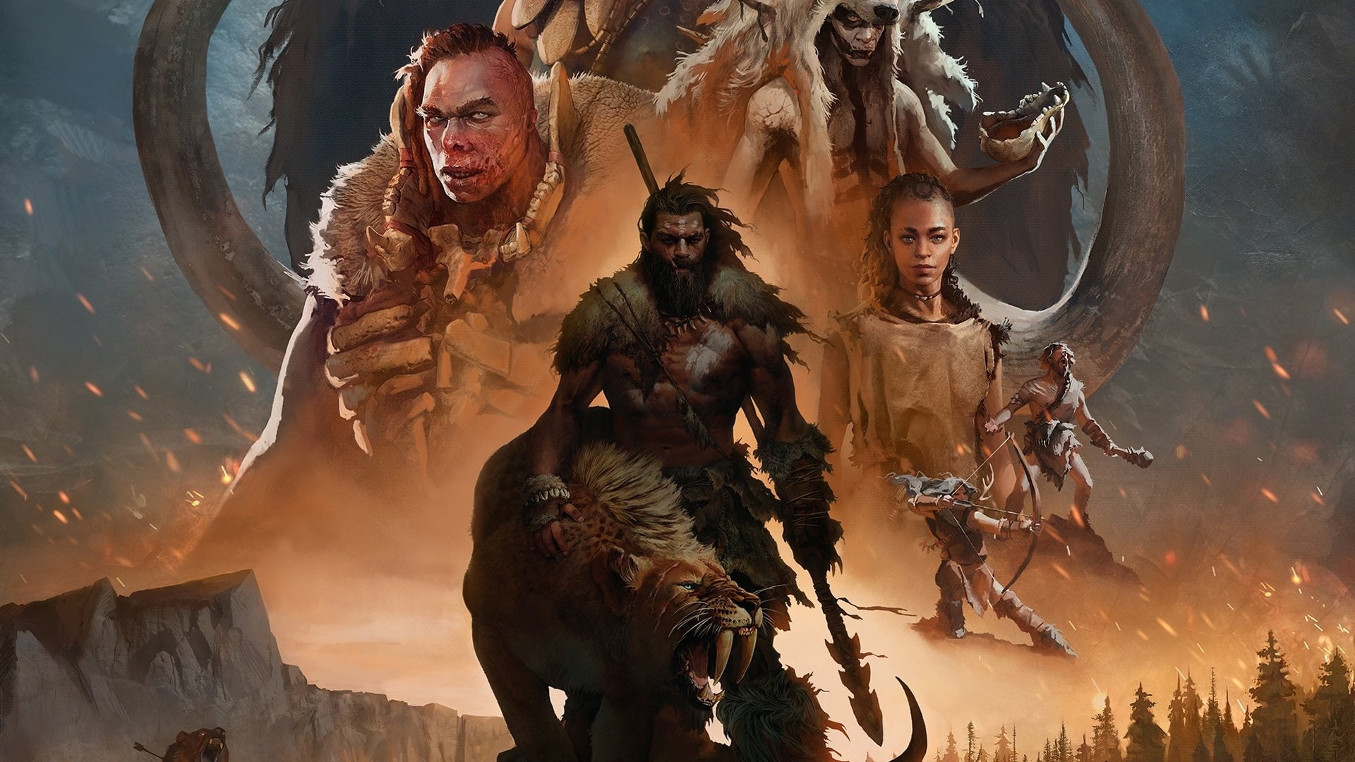 1080P, Far Cry Primal, Saber-Toothed Tiger, Far Cry, HD Wallpaper