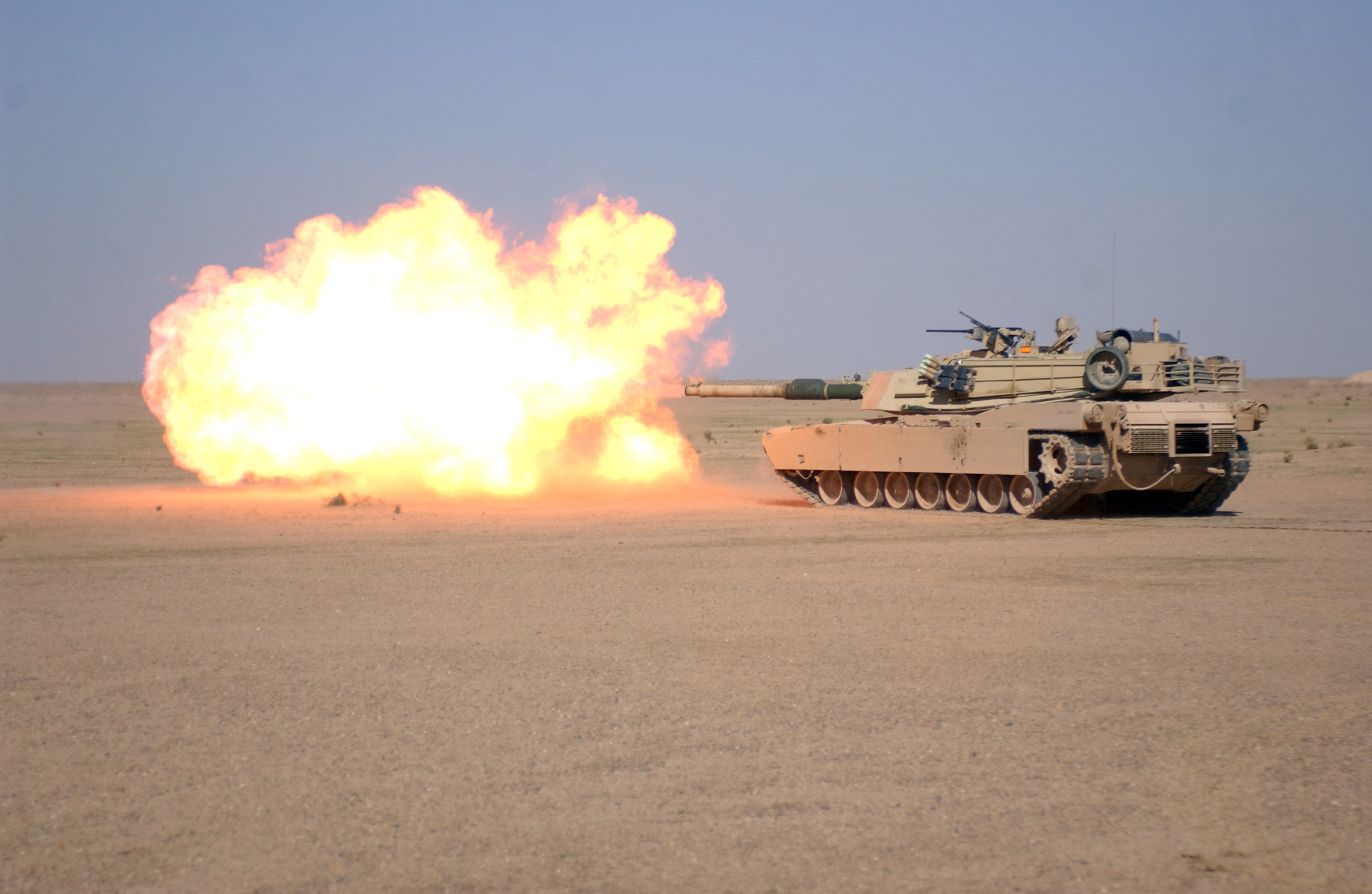 abrams, 2K, fire, tanks, military, m1a1, weapon, tank, HD Wallpaper