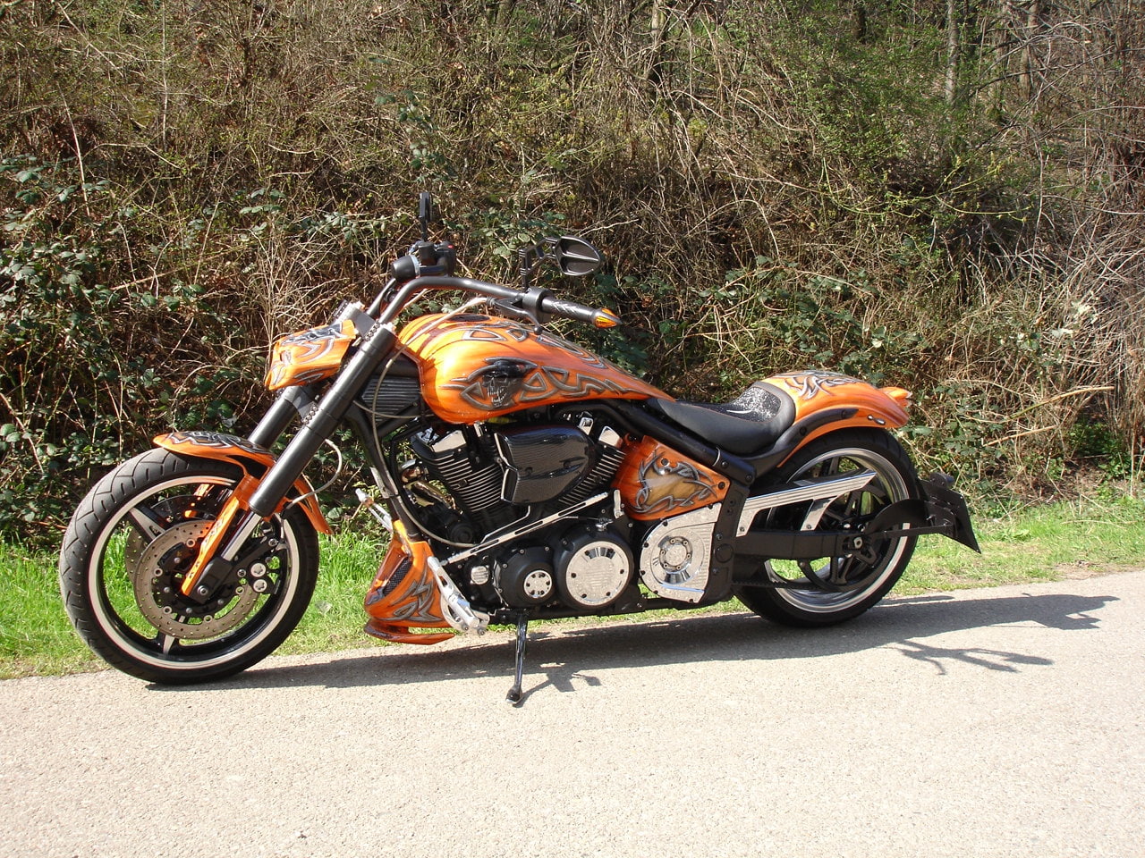 Warrior, Beastmaster, art, Roadstar, hd, XV1700, yamaha, beatmaster, motorcycles, 720P, HD Wallpaper