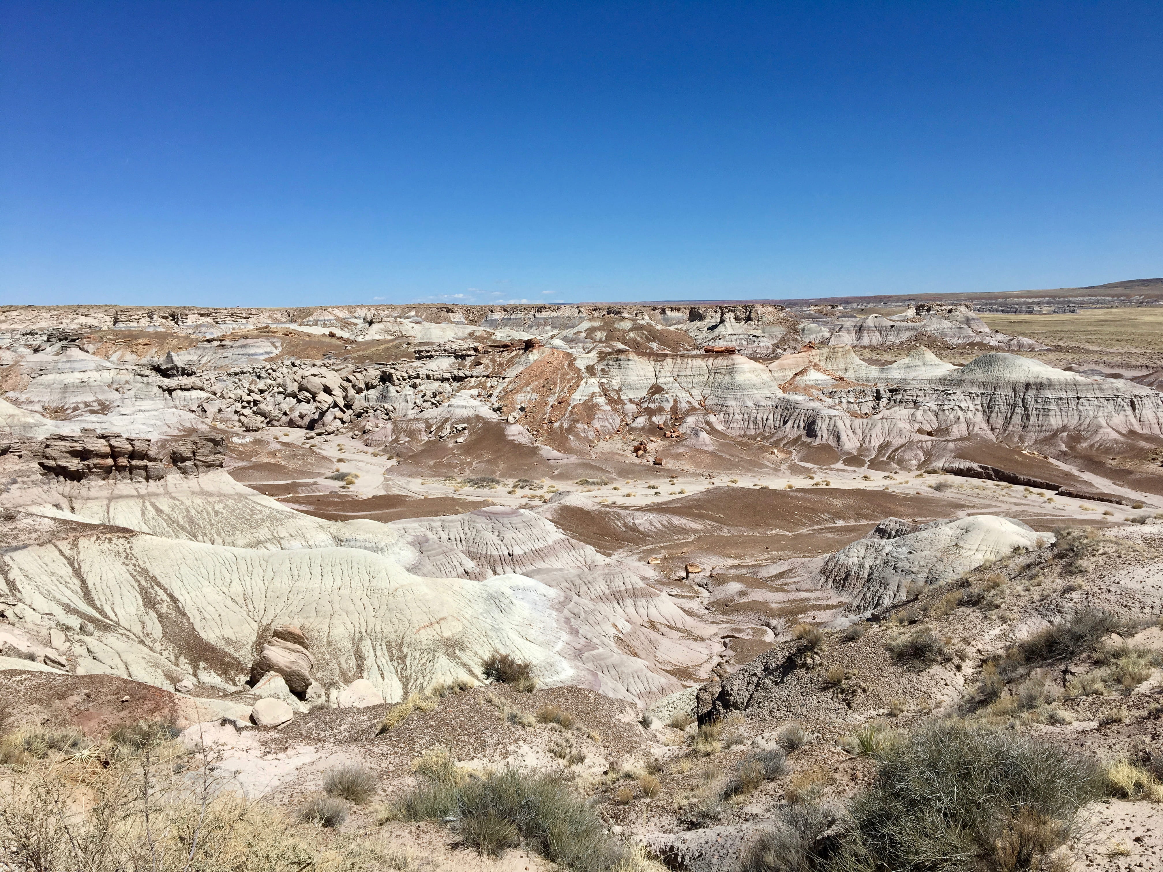 nature, clear sky, solid, land, blue, rock - object, no people, desert, sky, rock, environment, beauty in nature, rock formation, landscape, 4K, united states, HD Wallpaper