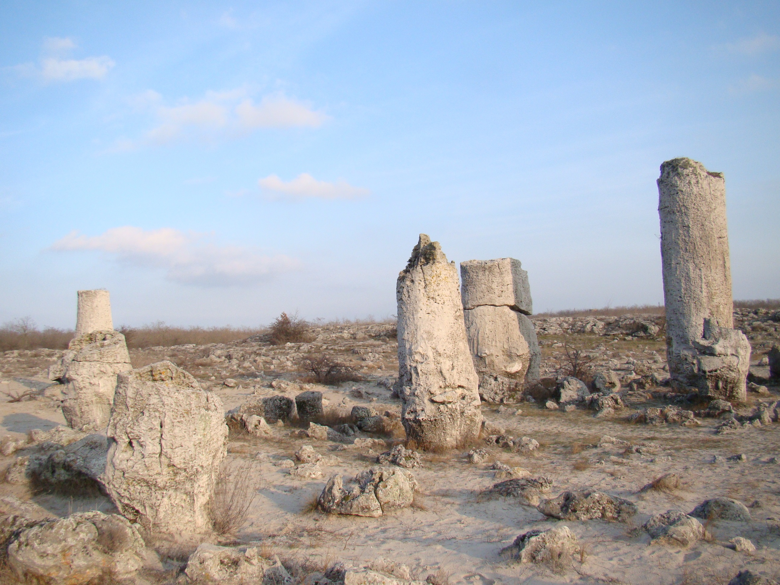 arid climate, bulgaria, old ruin, rock, petrified forest, sky, land, ancient, archaeology, landscape, solid, nature, the past, ruined, tranquil scene, forest, HD Wallpaper