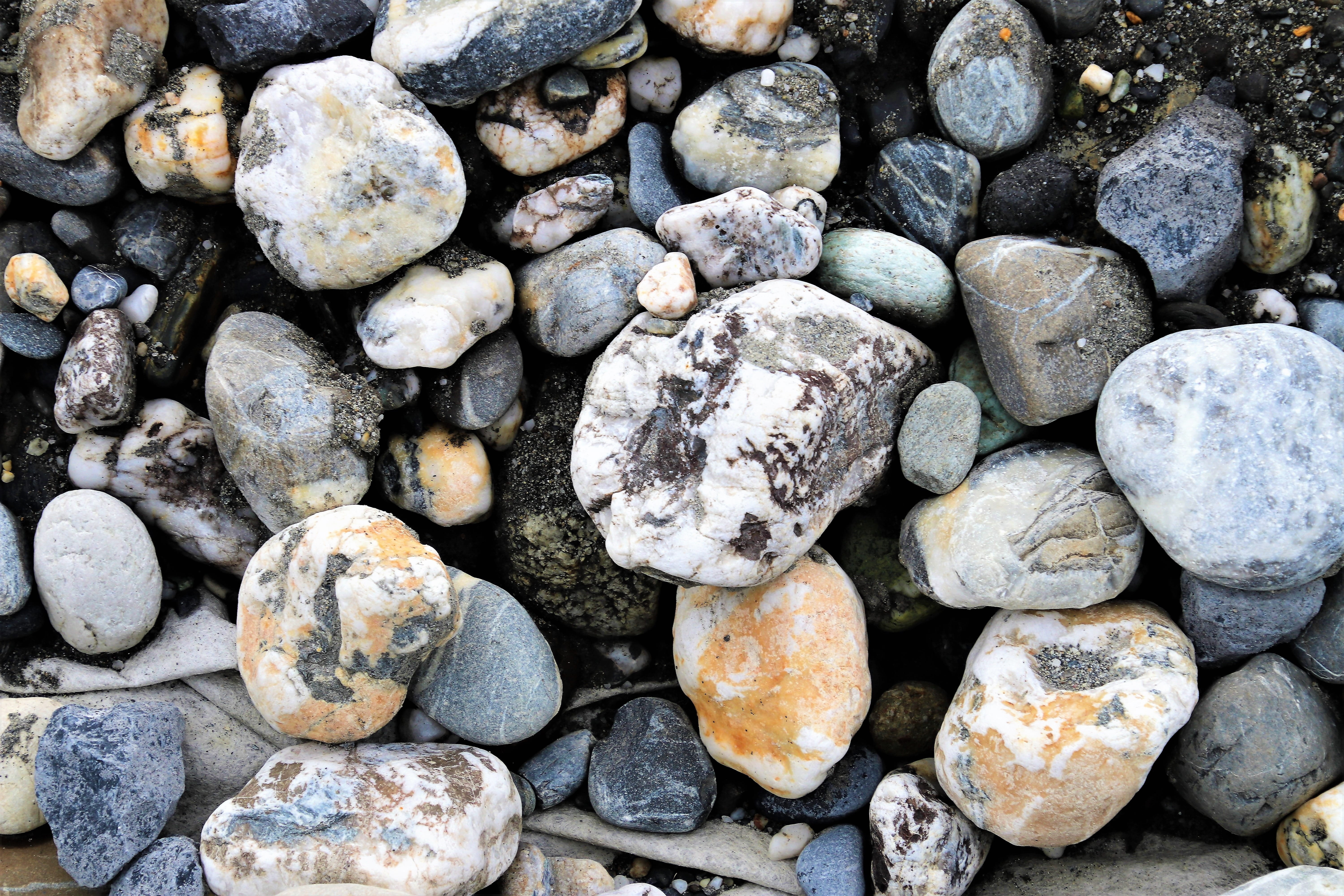 red spots, clear stones, large group of objects, marble, texture, walkway, dappled, outdoors, close up, backgrounds, textured, rock - object, no people, HD Wallpaper
