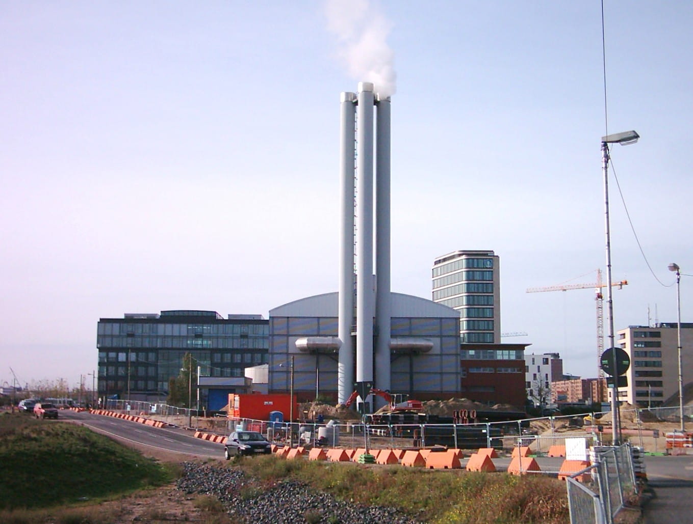 environment, nature, built structure, pollution, building, office building exterior, urban, Fuel Cell, " photos", sky, Power Plant, day, building exterior, HD Wallpaper