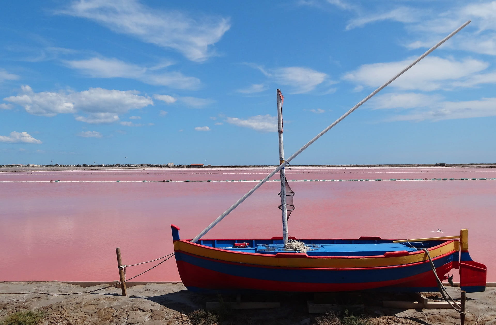 nature, 1080P, water, scenics - nature, hot, fishing, fishing industry, moored, beauty in nature, day, tranquil scene, anchored, holiday, shore, sailboat, HD Wallpaper