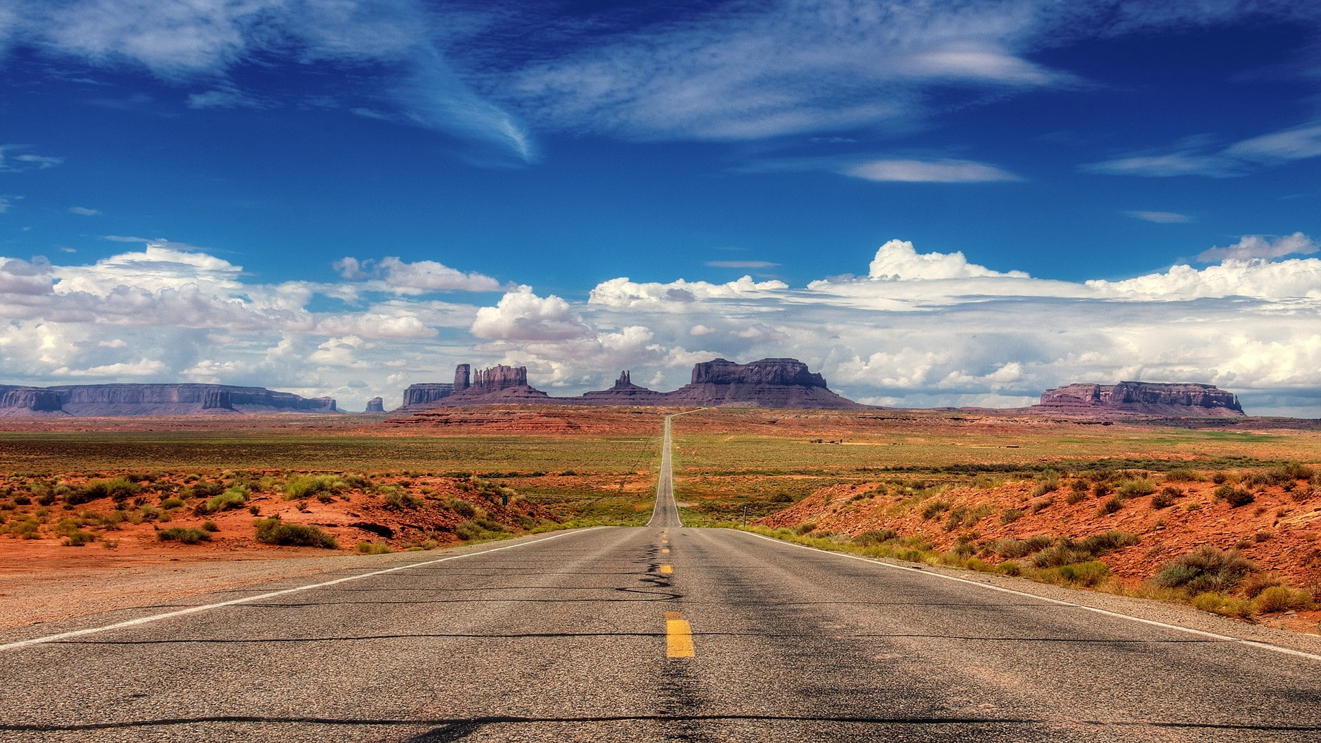 1080P, hd, skies, architecture, mountains, monument, valley, desert, utah, monuments, state, art, HD Wallpaper