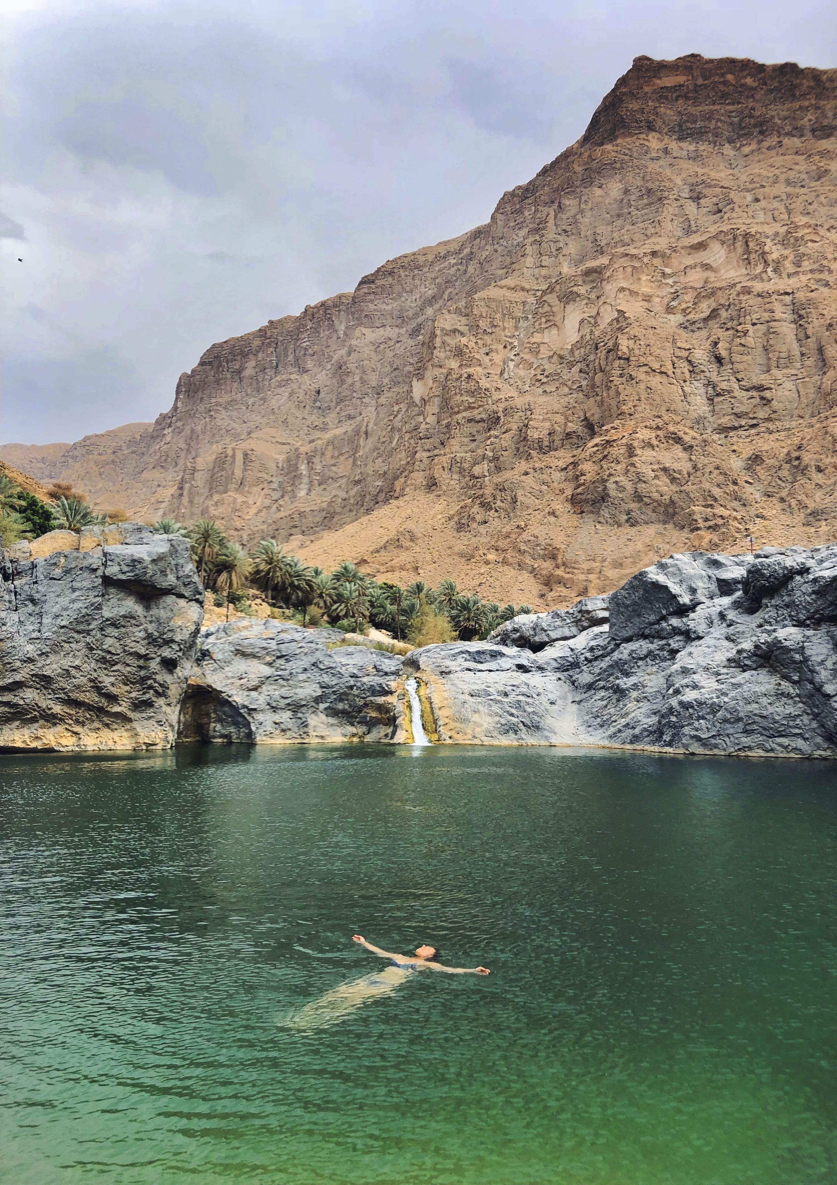 4K, nautical vessel, day, outdoors, tranquility, nopeople, oman, green, scenics - nature, mountain, formation, sky, wadi al arbeieen, rock - object, mountains, Phone HD Wallpaper
