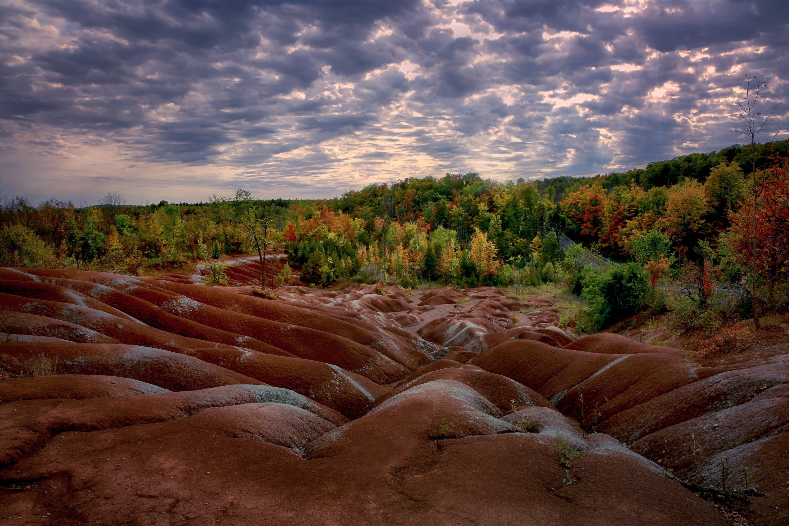 Ontario, Canada, Cheltenham Badlands, Caledon, 2K, HD Wallpaper
