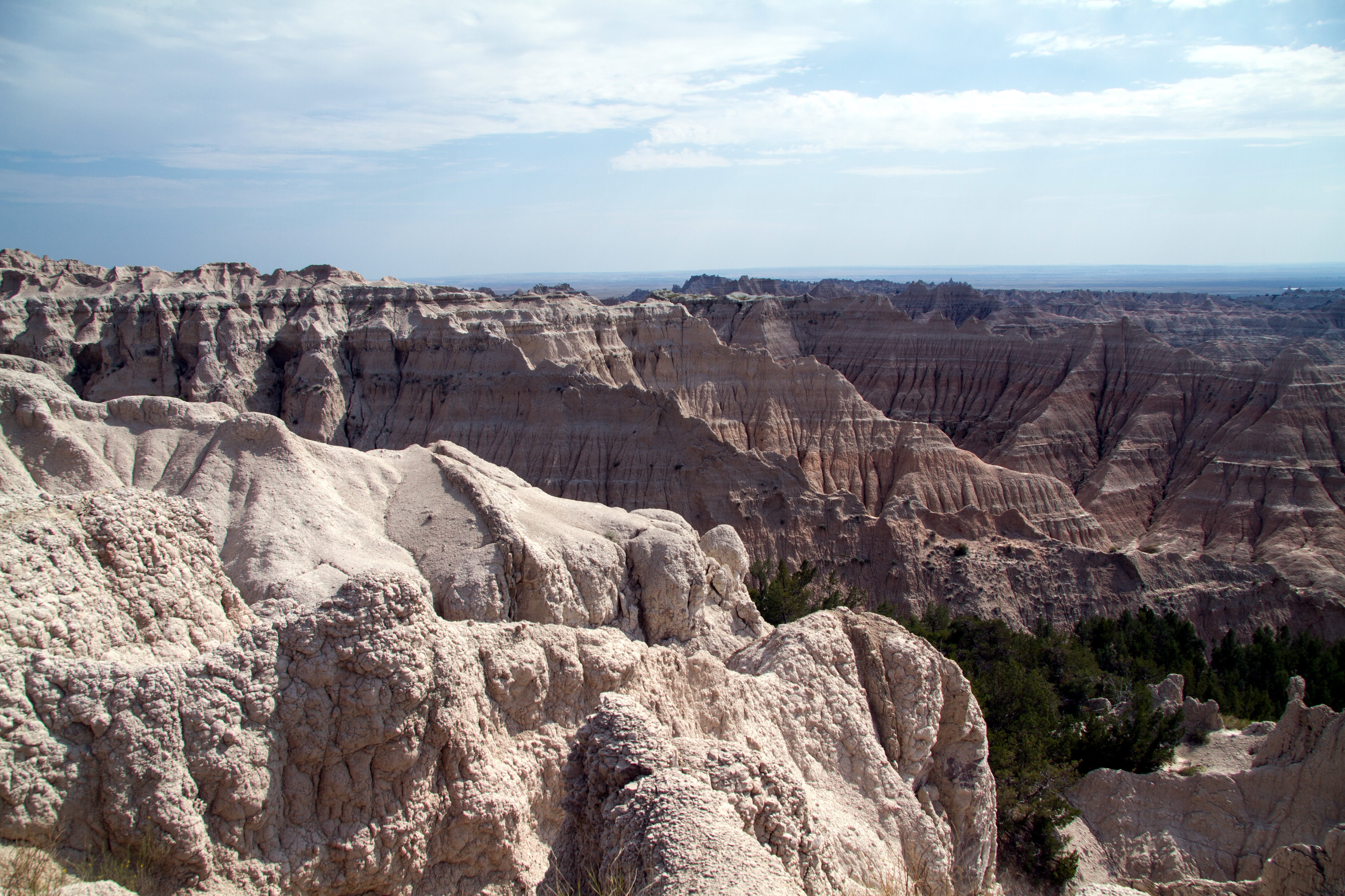 tranquility, scenics - nature, national park, 5K, travel, badlands, physical geography, non-urban scene, south dakota, rock formation, travel destinations, HD Wallpaper