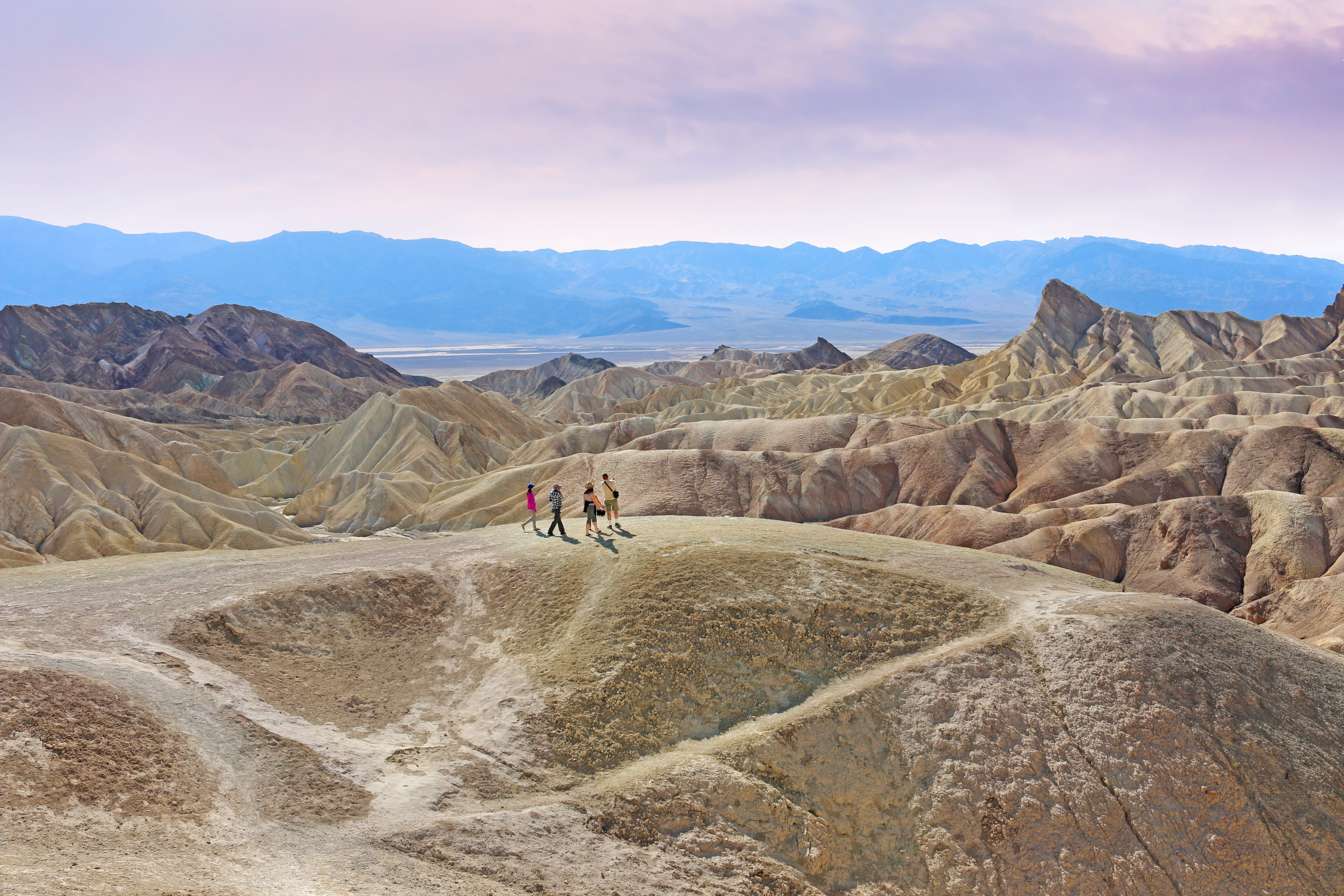 arid climate, california, zabriskie, zabriskie point, sunset, scenics - nature, four, people, mountain, outdoor, ride, outdoors, canyon, 5K, beauty in nature, HD Wallpaper
