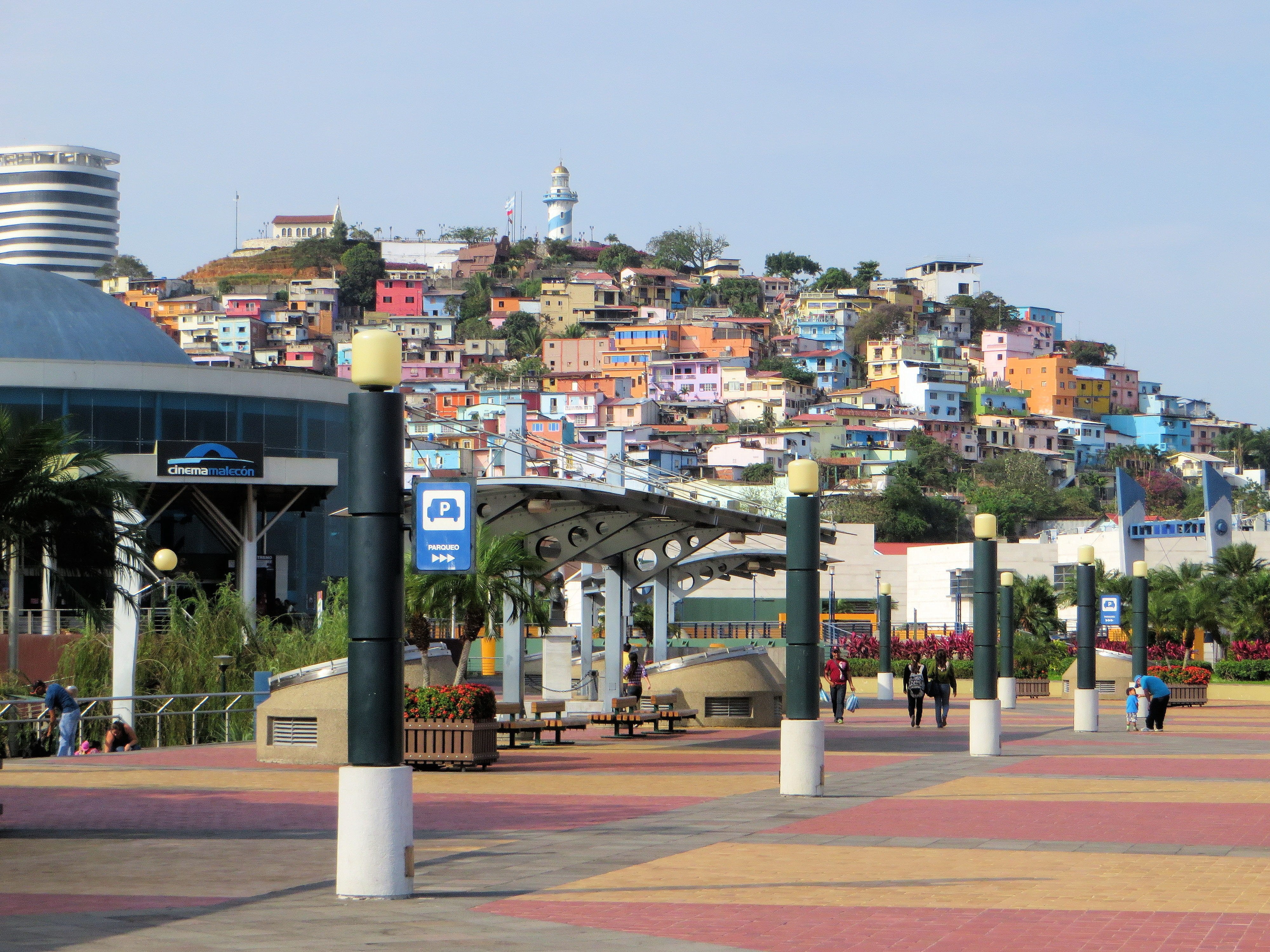 connection, sky, town, Historic District, architecture, crowd, mode of transportation, residential district, nature, tree, cityscape, guyayaquil, stadium, HD Wallpaper