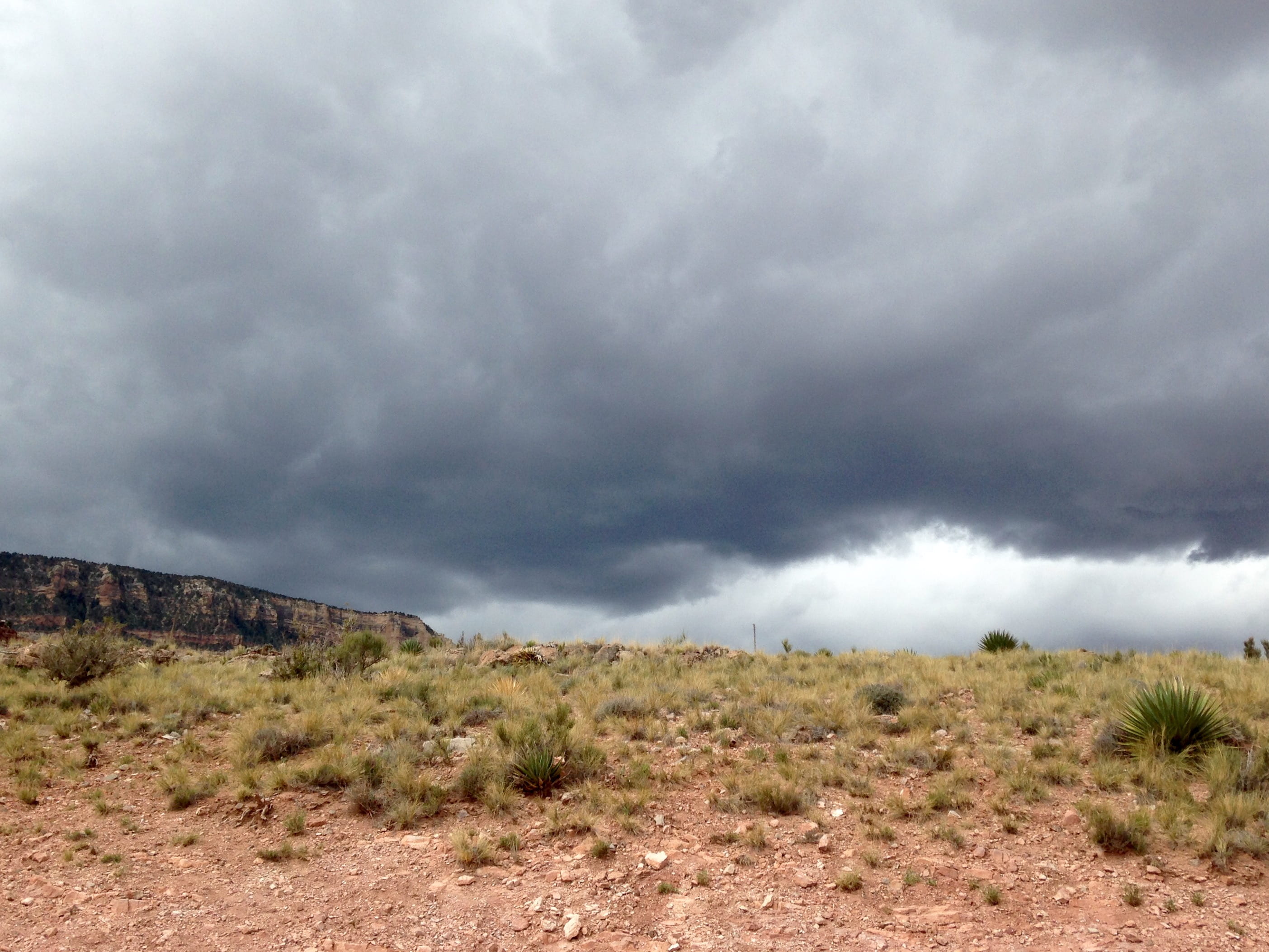 scenics - nature, tranquility, overcast, climate, sky, non-urban scene, semi-arid, environment, no people, 2K, ominous, united states, landscape, beauty in nature, HD Wallpaper