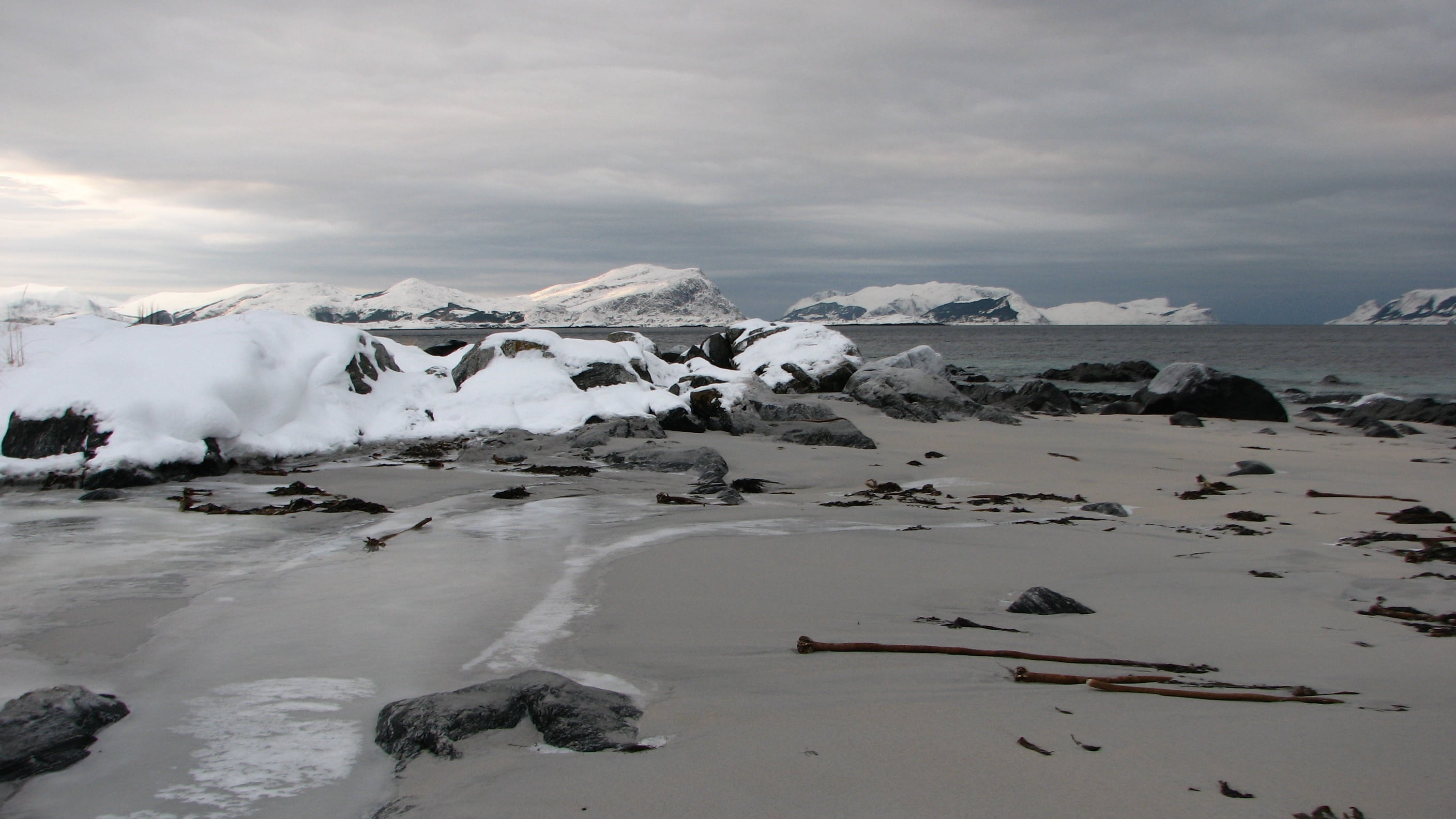 no people, uls stone cove, norway, landscape, ice, outdoors, lagoon, mountain, tranquil scene, scenics - nature, cloud - sky, glacier, scenics, snow, environment, HD Wallpaper