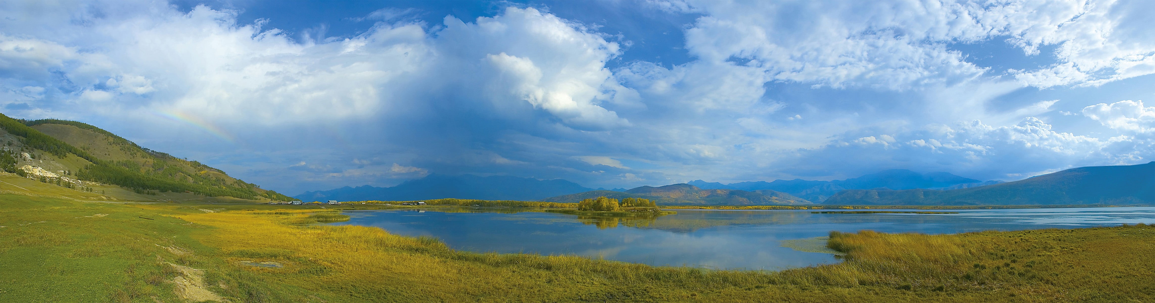 sky, outdoors, reflection, lake, lagoon, land, water, white, landscape, cloud - sky, beauty in nature, 4K, no people, scenics - nature, travel destinations, HD Wallpaper
