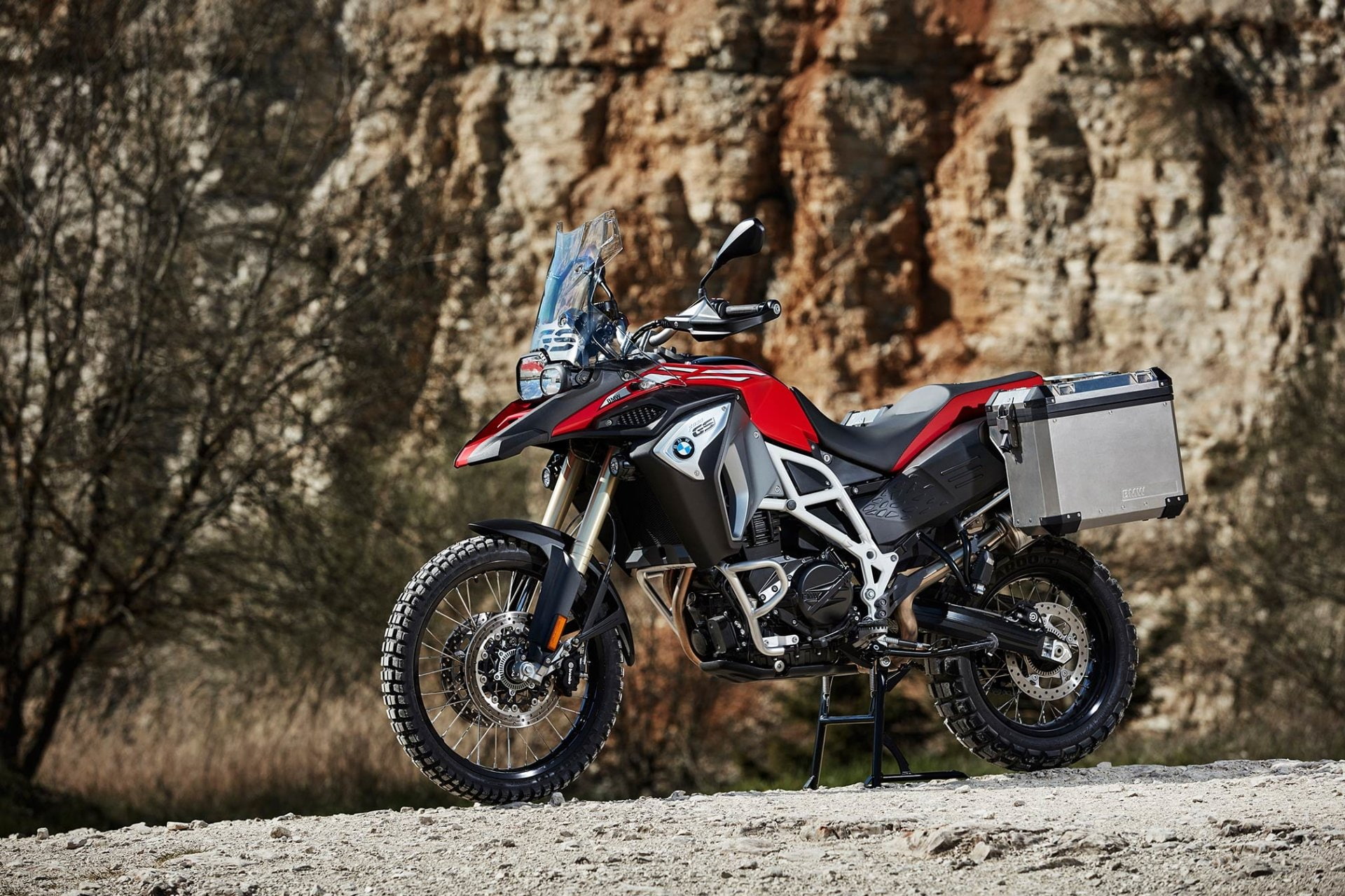 sport, land, helmet, adventure, rock - object, BMW F800GS, nature, 1080P, rock, stationary, day, BMW F800GS Adventure, motorcycle, crash helmet, BMW, outdoors, HD Wallpaper