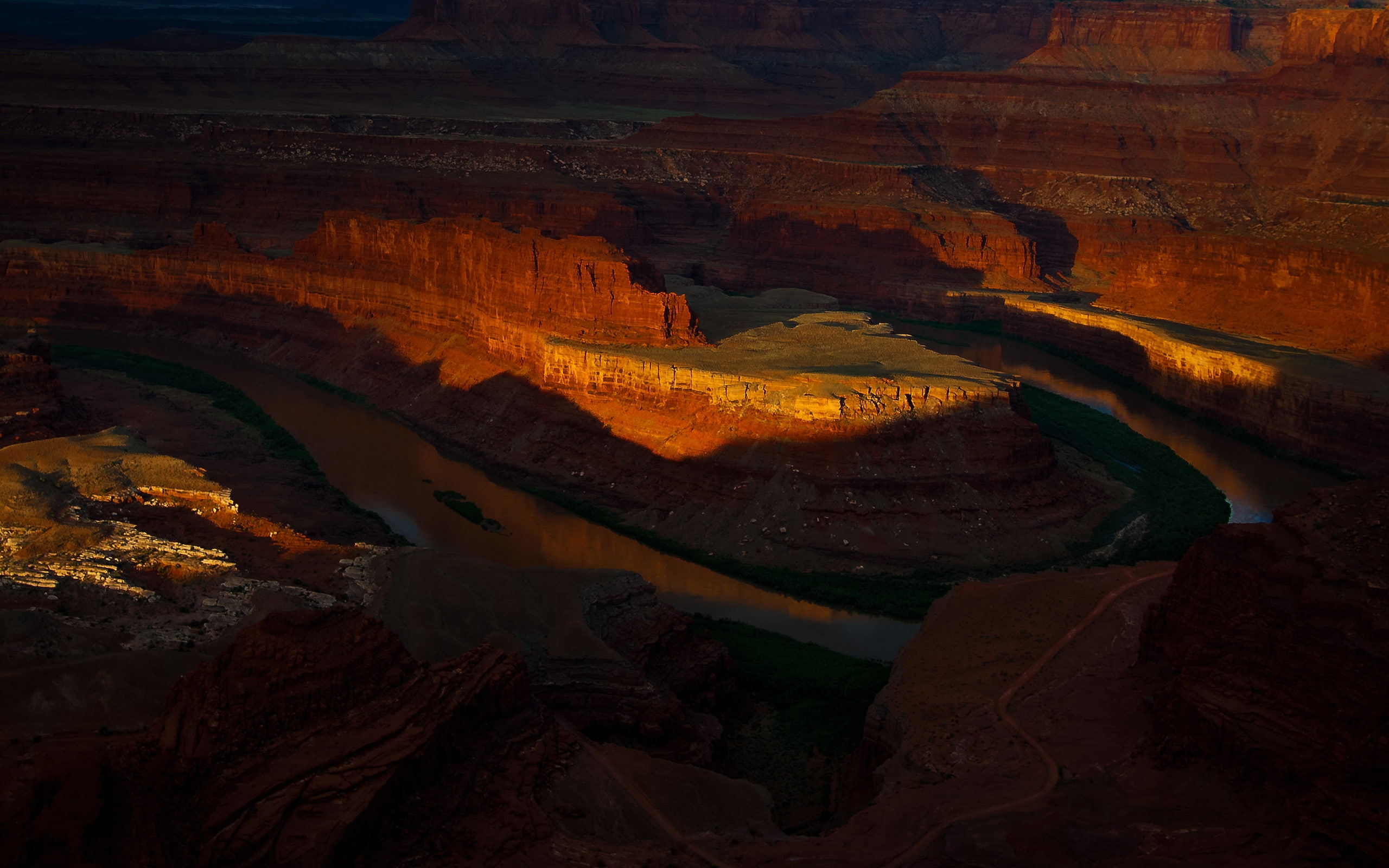 nature, canyon, park, river, national, grand, rocks, 2K, HD Wallpaper