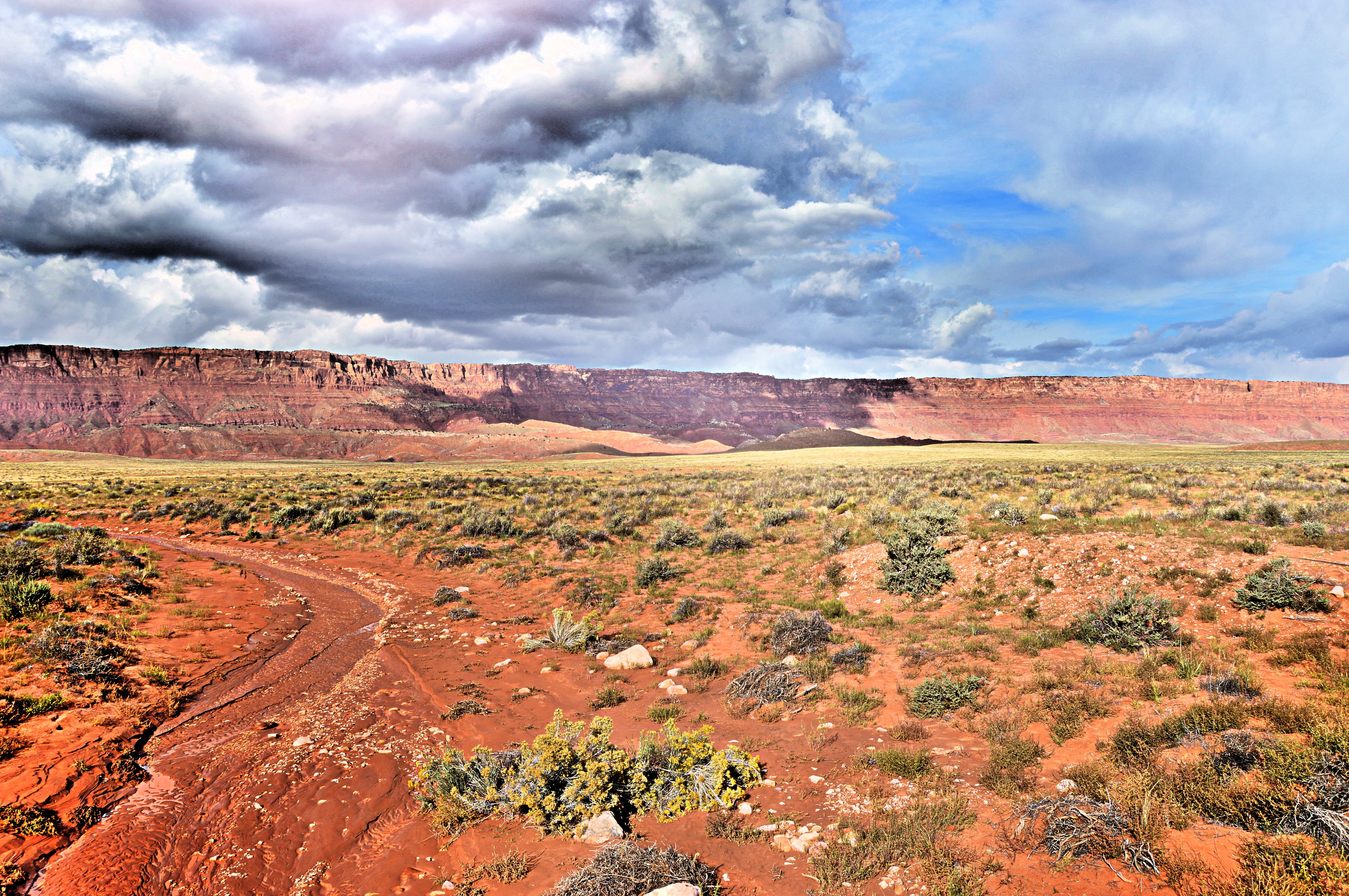 mountain, grand canyon, landscape, sky, clouds, outdoors, horizon over land, desert, southwest USA, colorado river, scenics, travel destinations, national park, HD Wallpaper