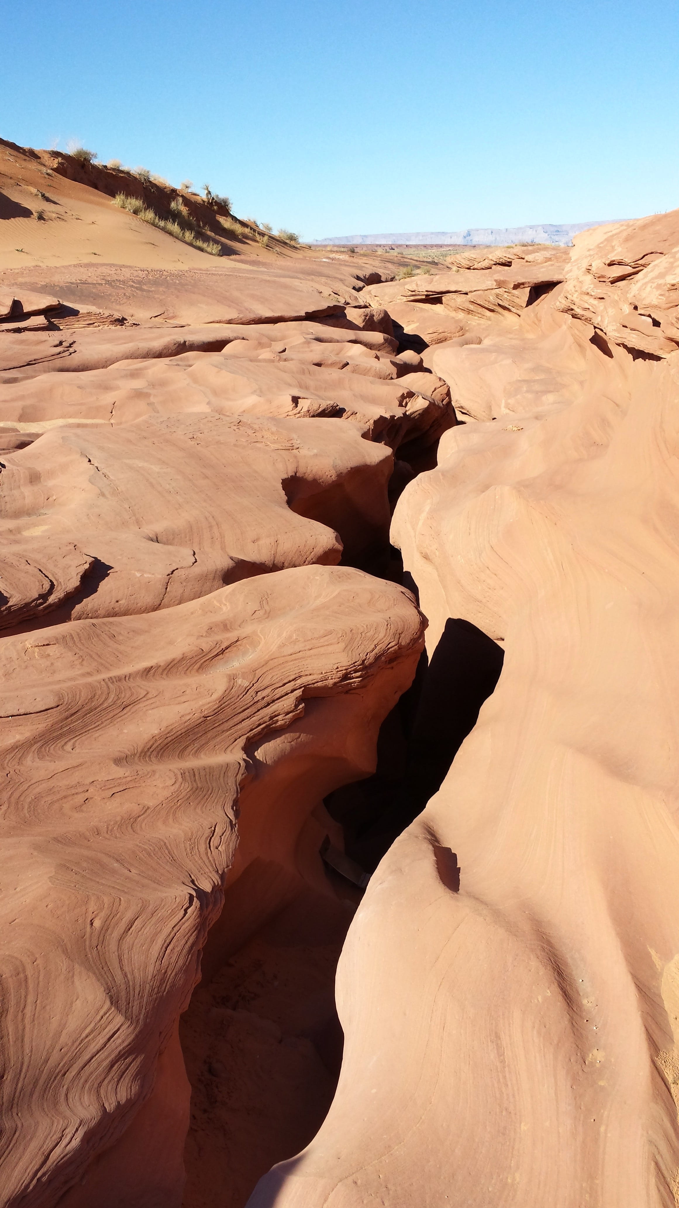 beauty in nature, atmospheric, clear sky, usa, rock, remote, canyon, outdoors, tranquil scene, arid climate, 4K, scenics - nature, environment, no people, Phone HD Wallpaper