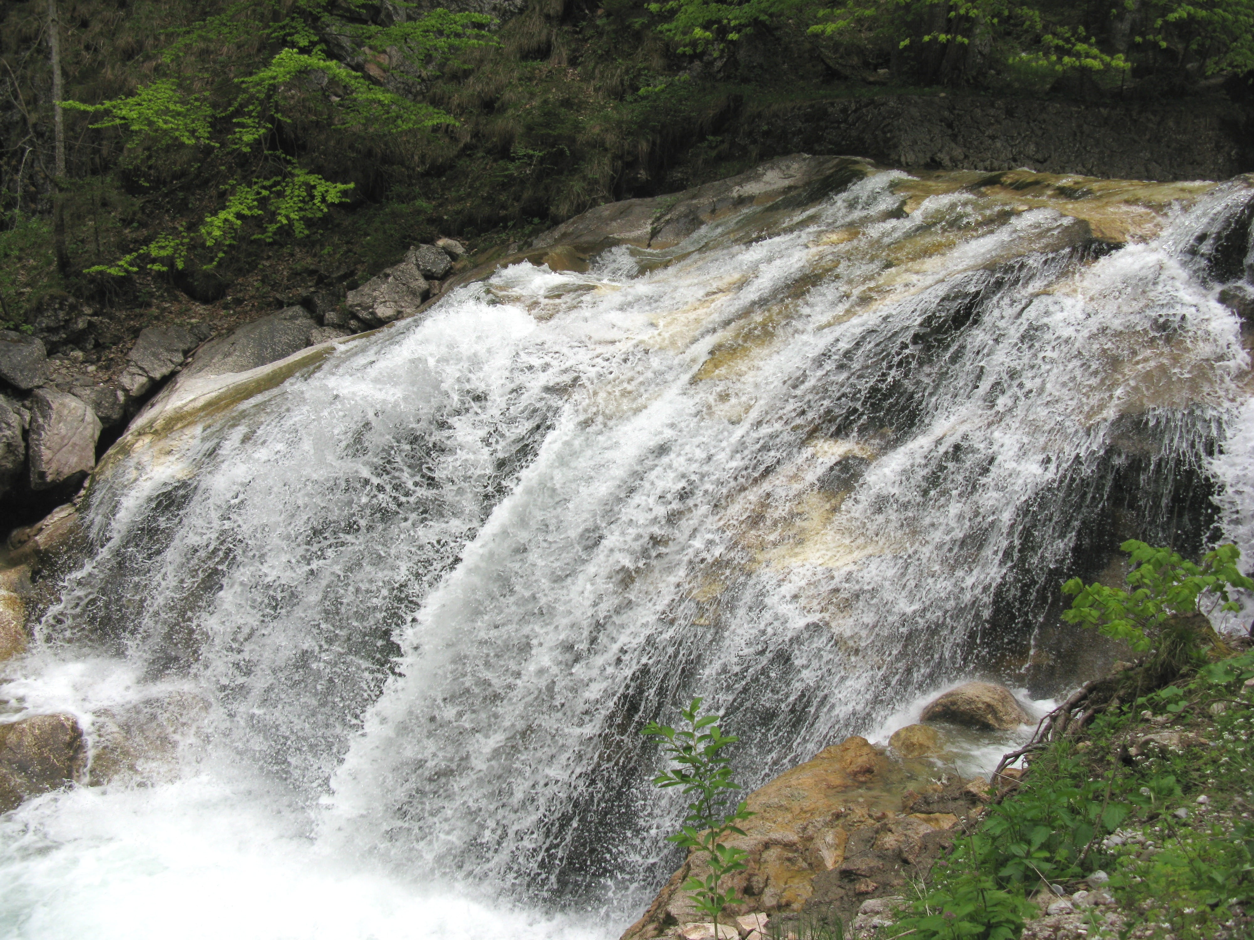 no people, scenics - nature, falling water, bavaria, kristin, waterfall, poellatklamm, plant, rock, power in nature, long exposure, nature, land, blurred motion, HD Wallpaper