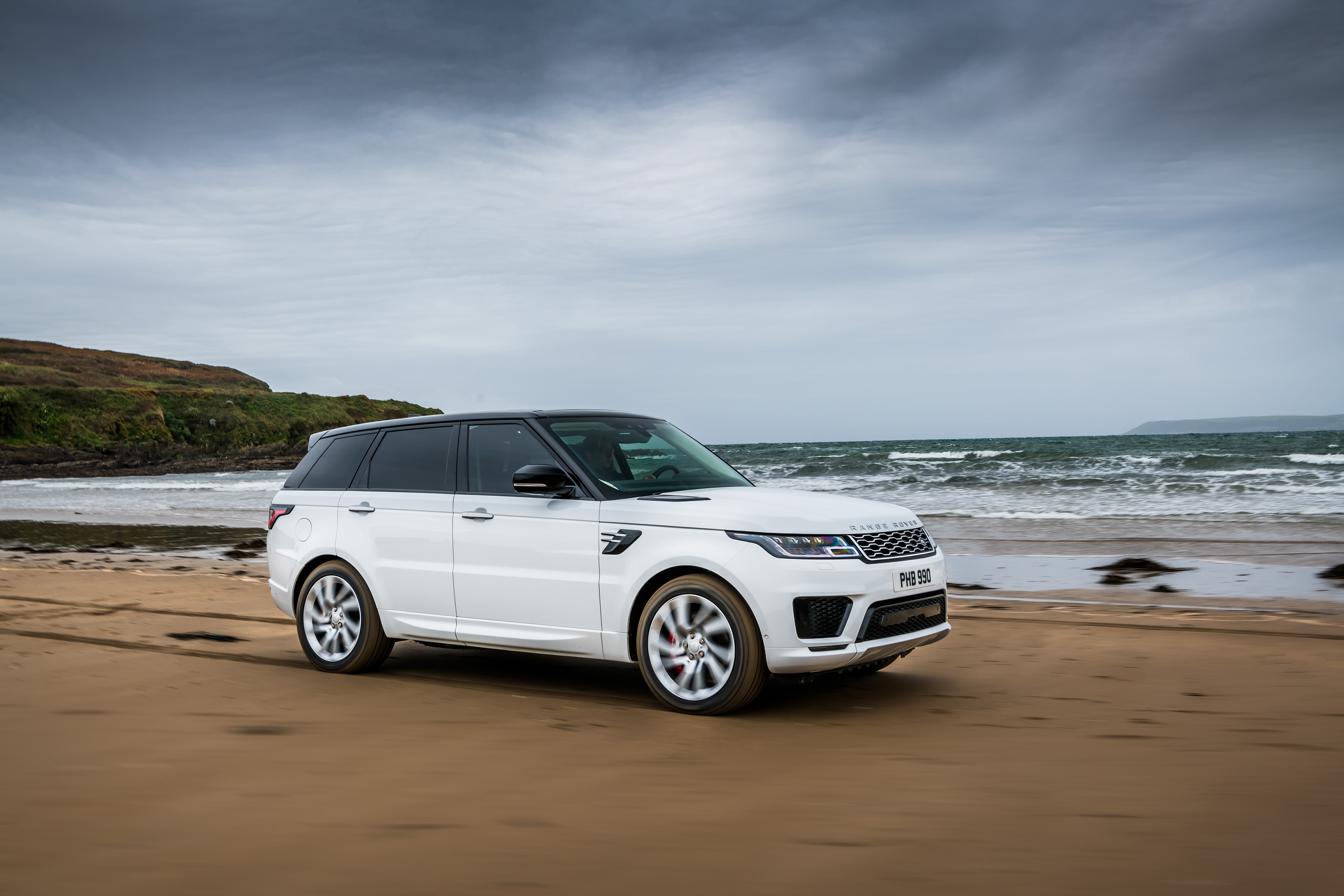 4K, luxury, rover, autobiography, range, sport, 2018, p400e, suv, HD Wallpaper