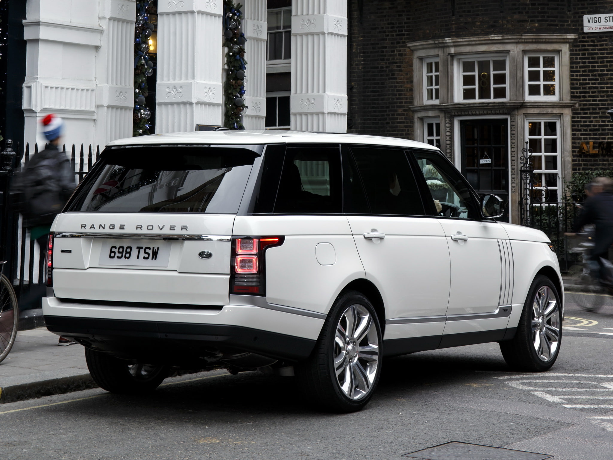 lwb, autobiography, uk spec, black, suv, 2014, rover, 1080P, l405, range, HD Wallpaper