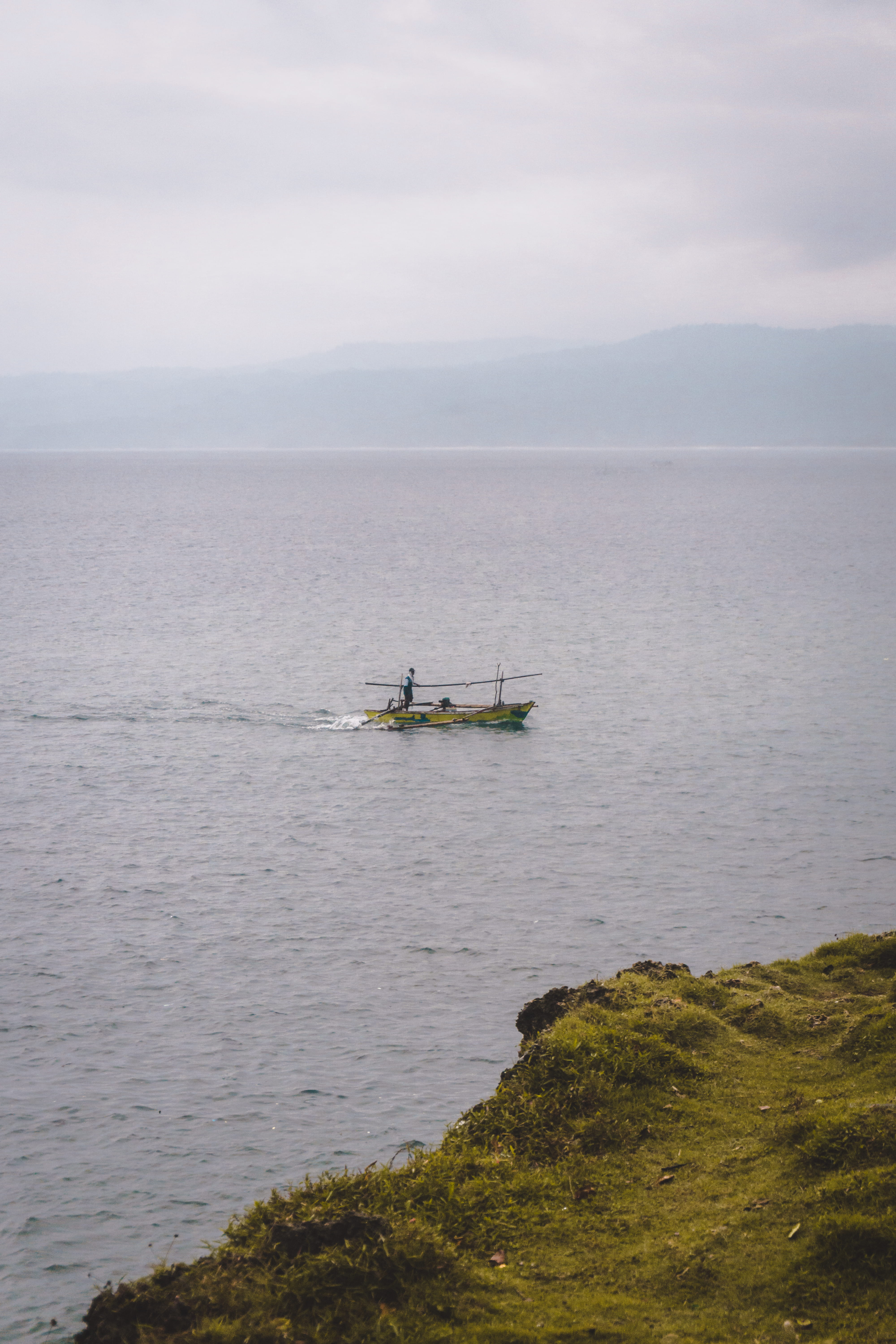 scenics - nature, sailing, indonesia, krui, day, ship, no people, lake, 5K, photography, tranquility, water, cloud, nautical vessel, outdoors, sky, horizon, Phone HD Wallpaper
