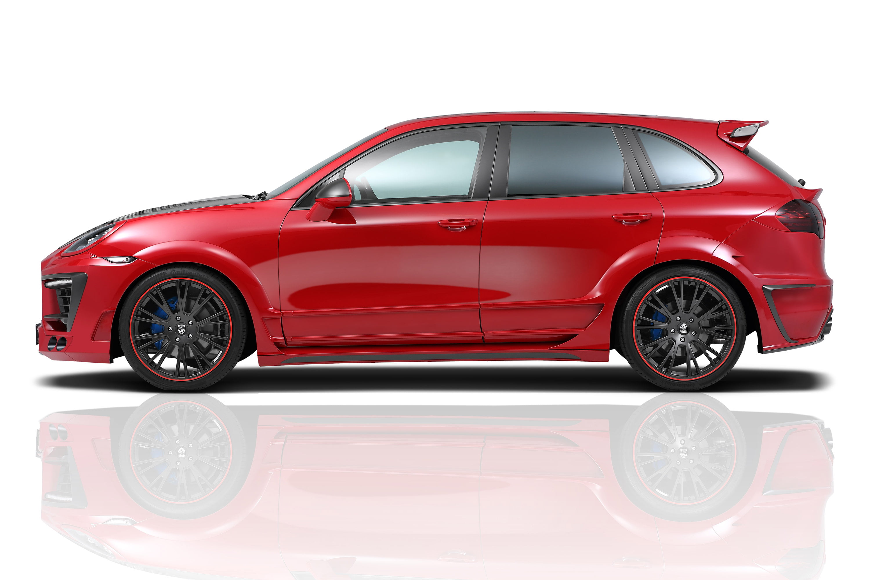 mode of transportation, studio shot, red, porsche, no people, lumma, tuning, cayenne, indoors, land vehicle, convertible, transportation, sports car, 2K, HD Wallpaper
